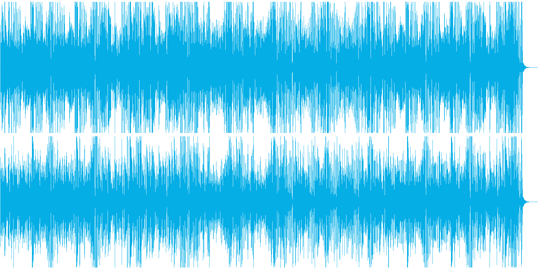 ピアノ名曲クシコスポスト思わず慌てちゃうの再生済みの波形