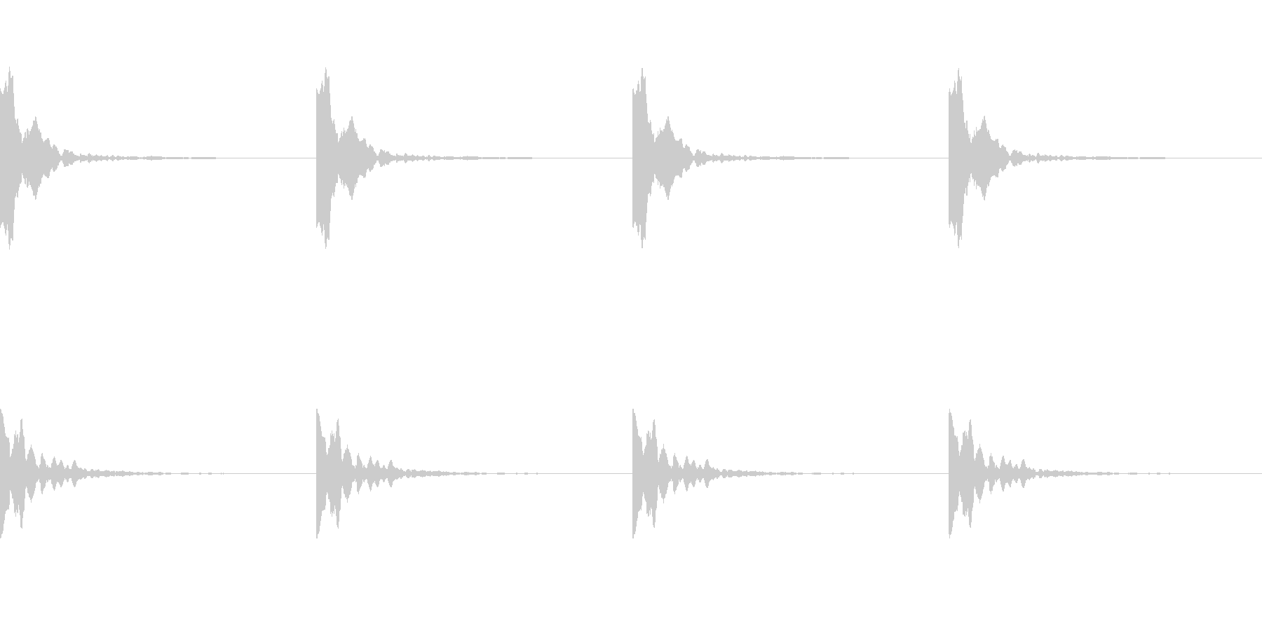 ポーン:ソナーのレーダー音(ループ可)の未再生の波形