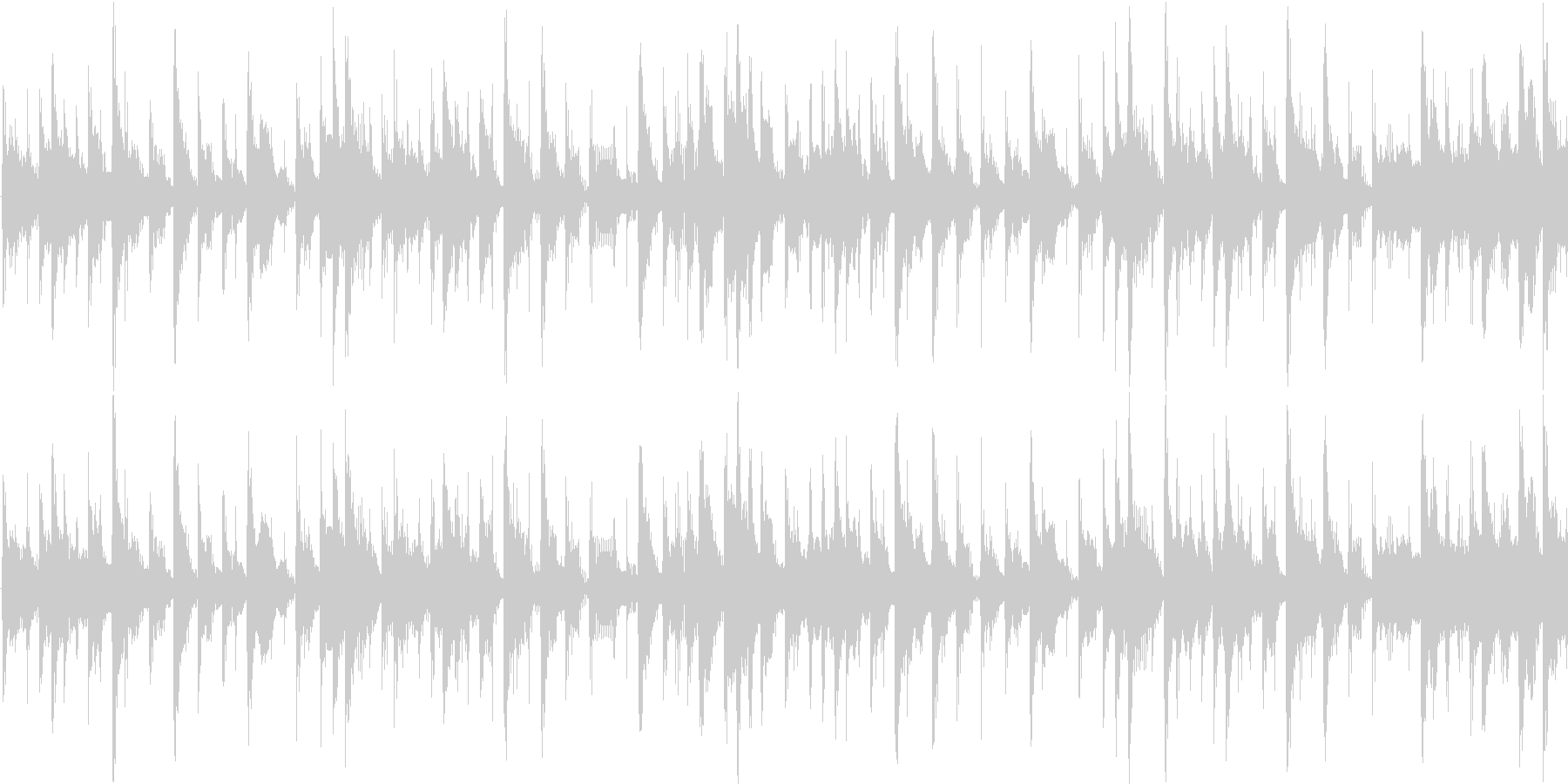 リズミックなイメージをした楽曲です。の未再生の波形