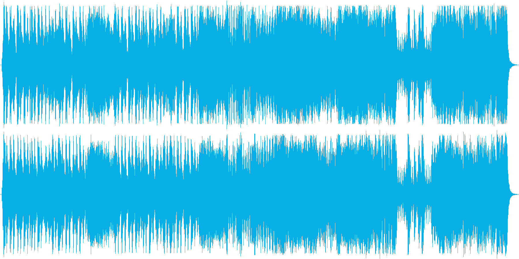 オーケストラのゲーム音楽風。戦闘シーン。の再生済みの波形