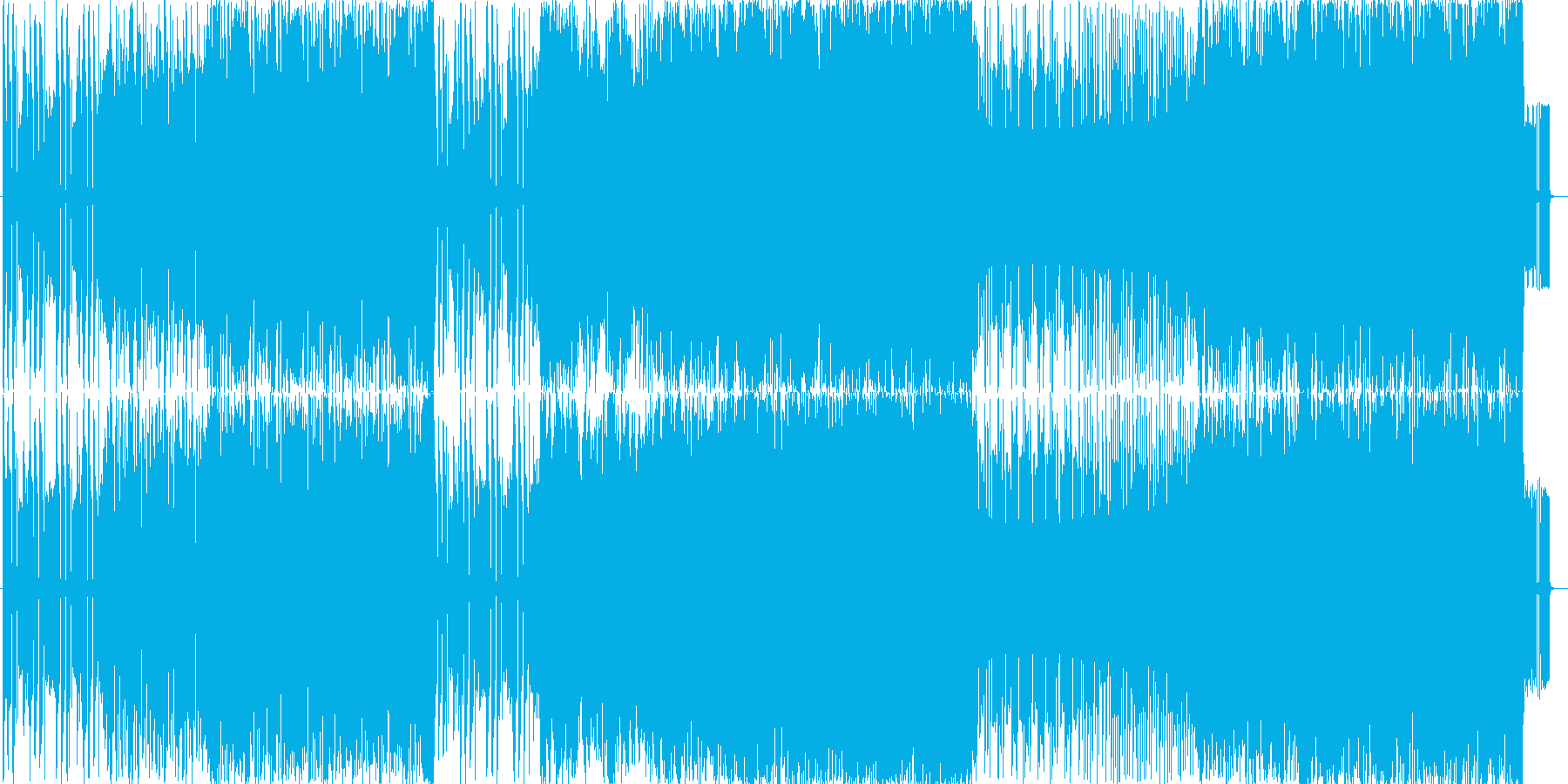 挑戦を挑まれた時の曲の再生済みの波形