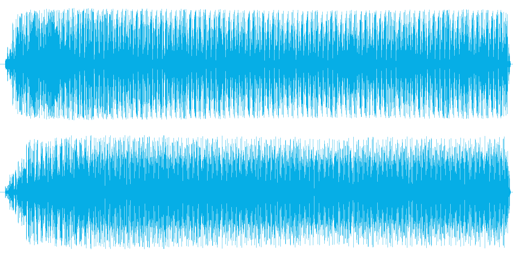 機械、モーター音(低音・一定・ノイズ音)の再生済みの波形