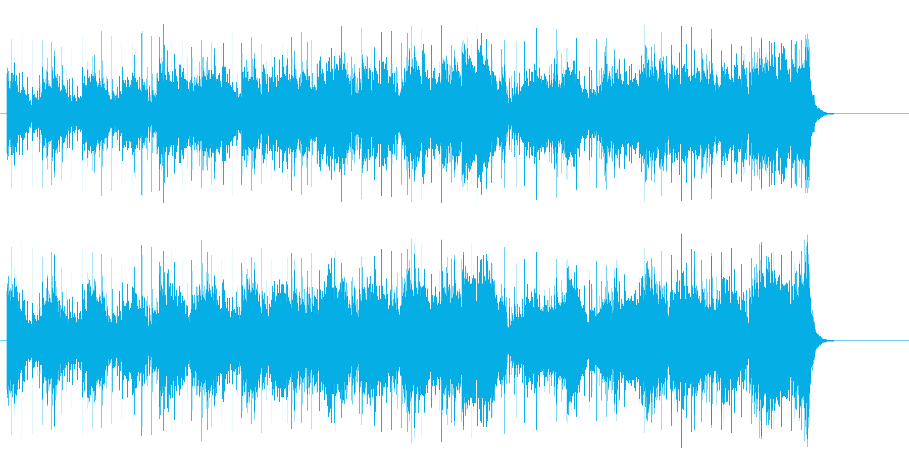 ロックなノリで引っ張るポップフュージョンの再生済みの波形