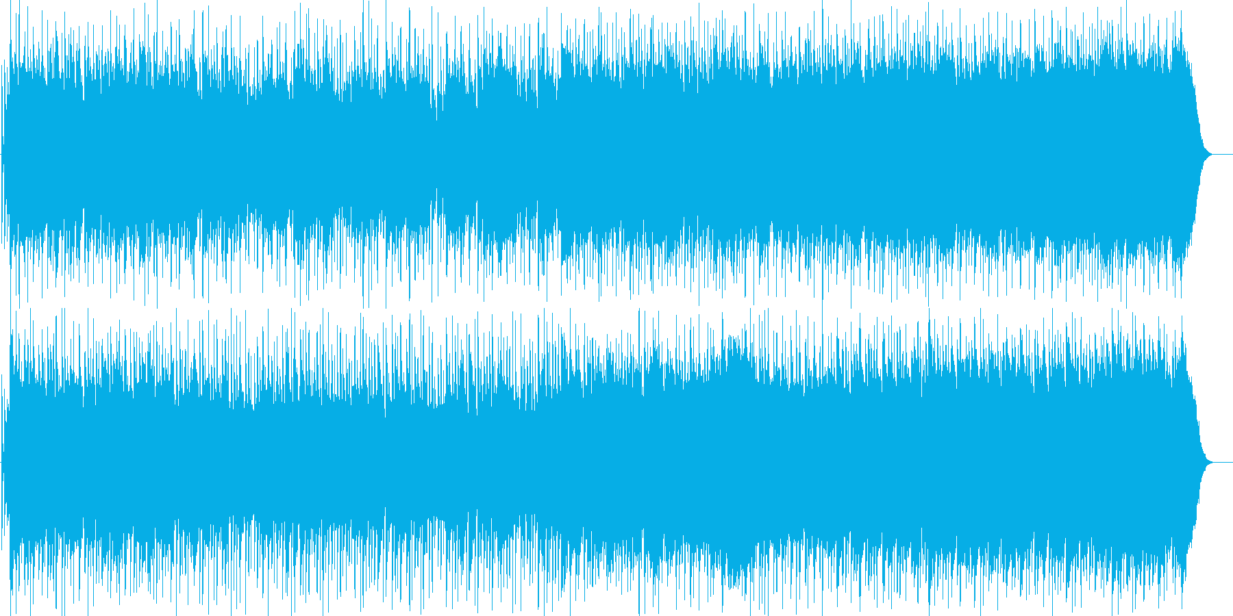いきいきとして明るいポップロックの再生済みの波形