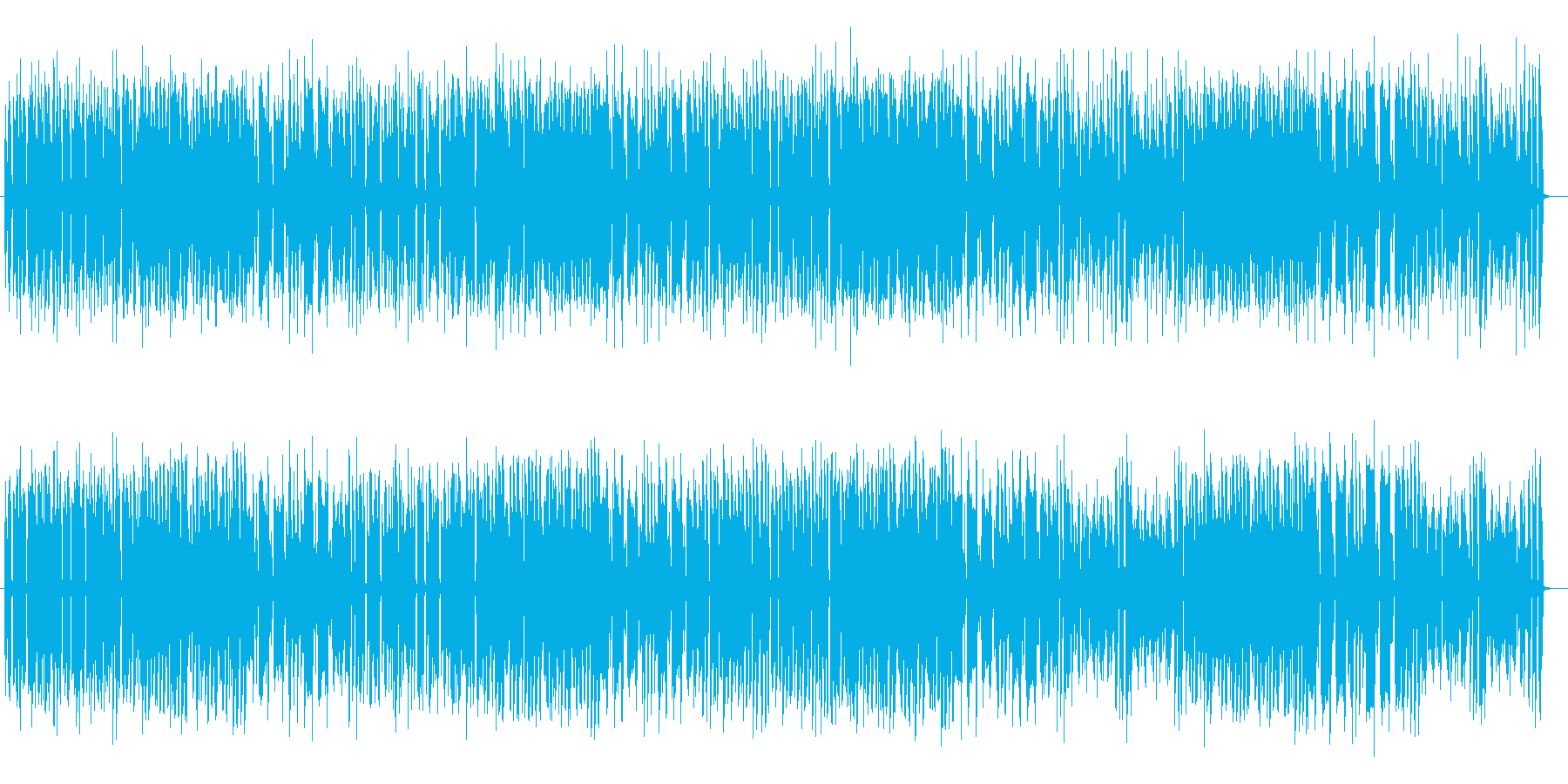 ゆったりとしたシンセポップスの再生済みの波形