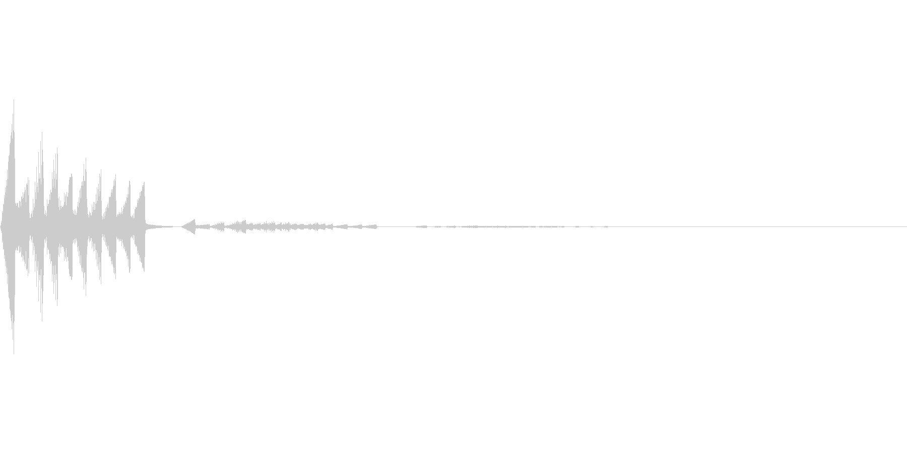 セレクト音の未再生の波形
