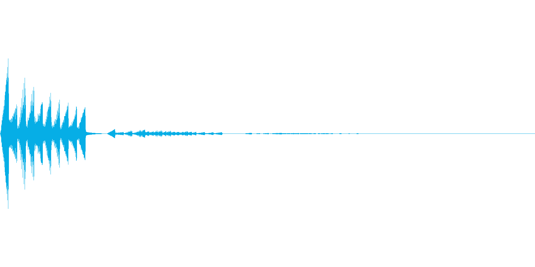 セレクト音の再生済みの波形