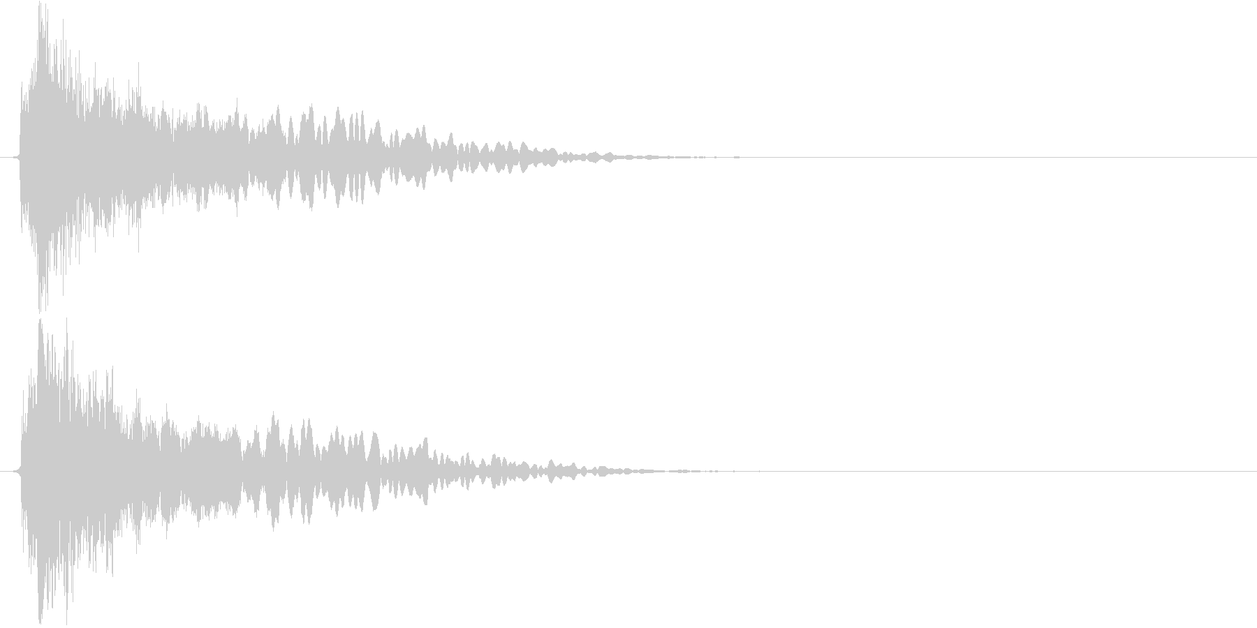 和風_アタック音_尺八_予告音_02の未再生の波形