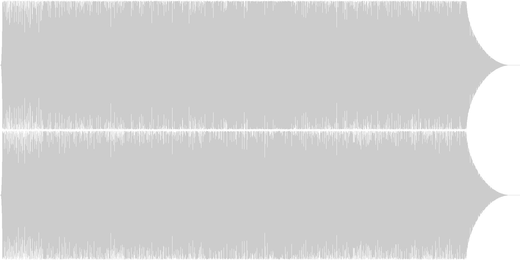 ファンタジー系RPG等の戦闘シーン用楽曲の未再生の波形