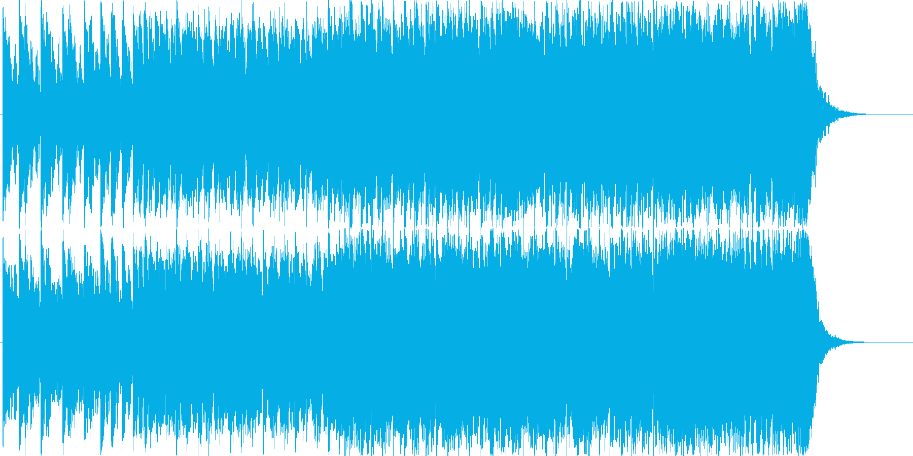 迫力のデジタルロックオーケストラの再生済みの波形