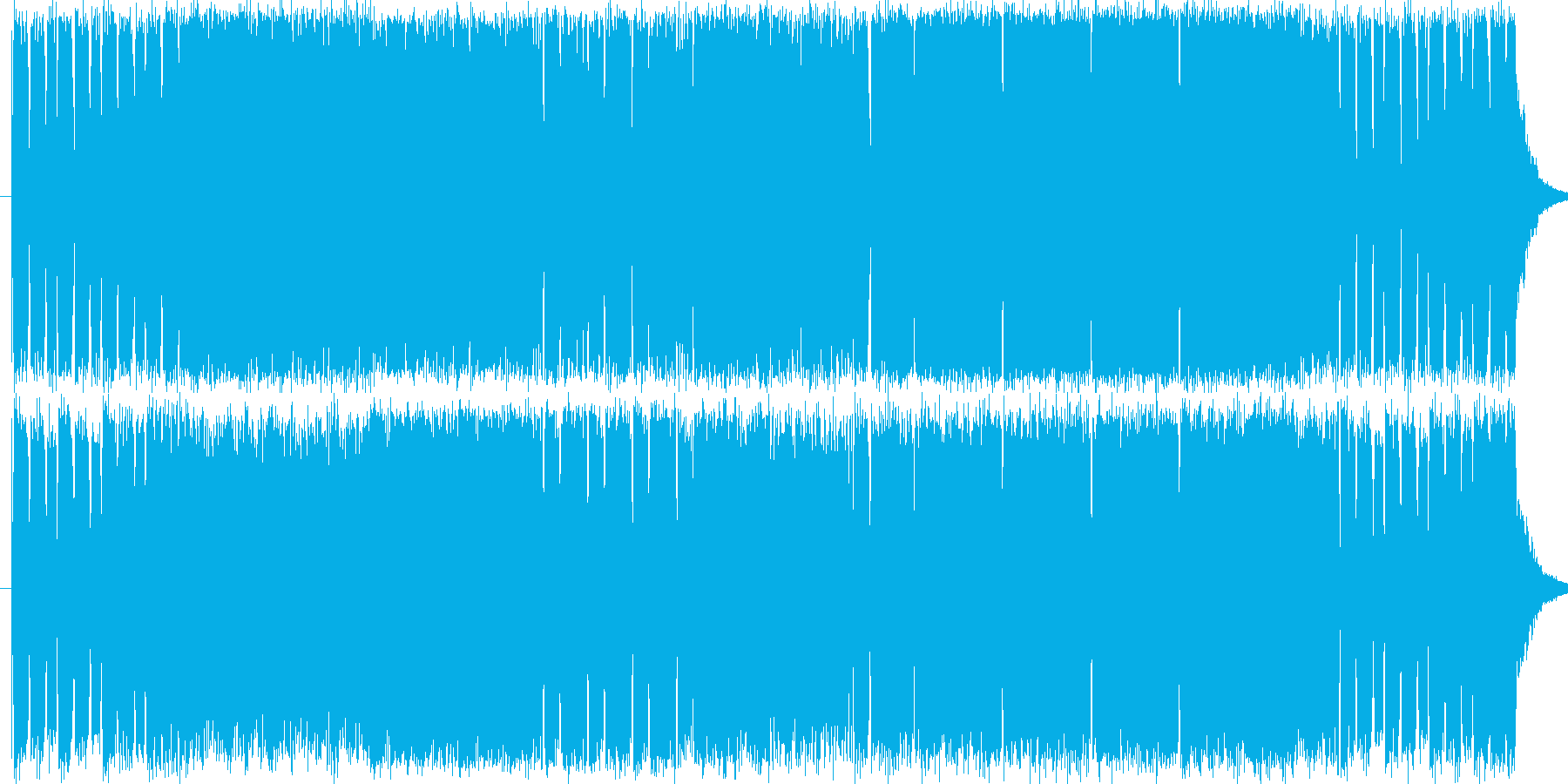 バトル、アクションシーン等で使えるBGMの再生済みの波形