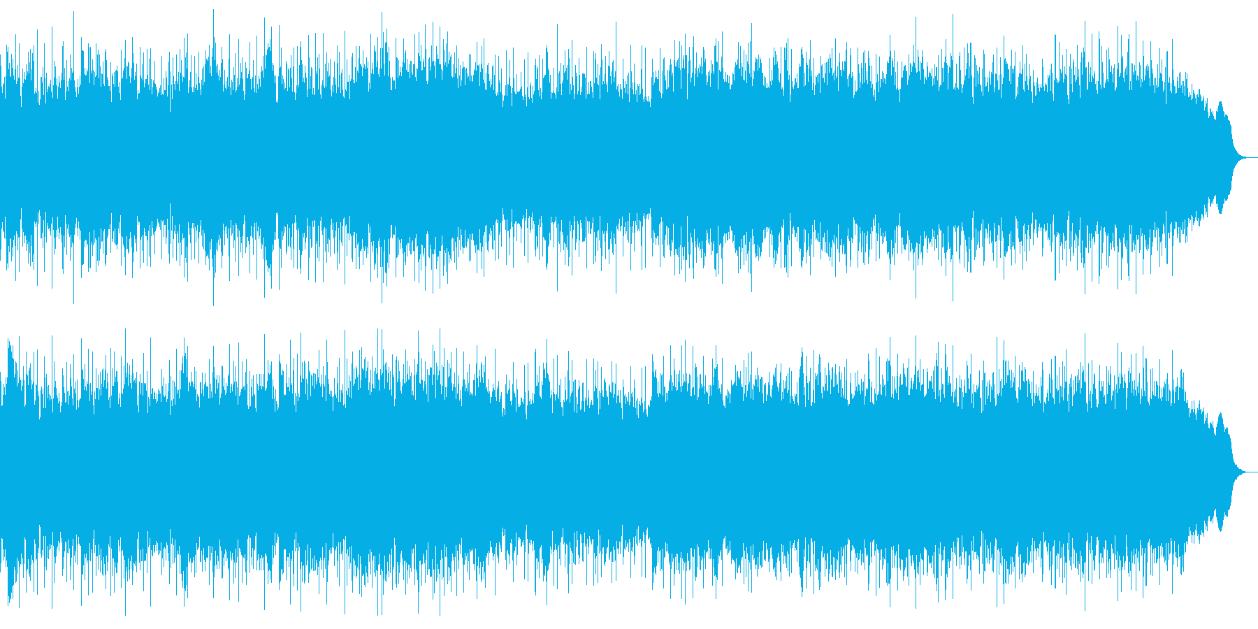 ダークな戦闘曲 ヘビーメタルのインストの再生済みの波形