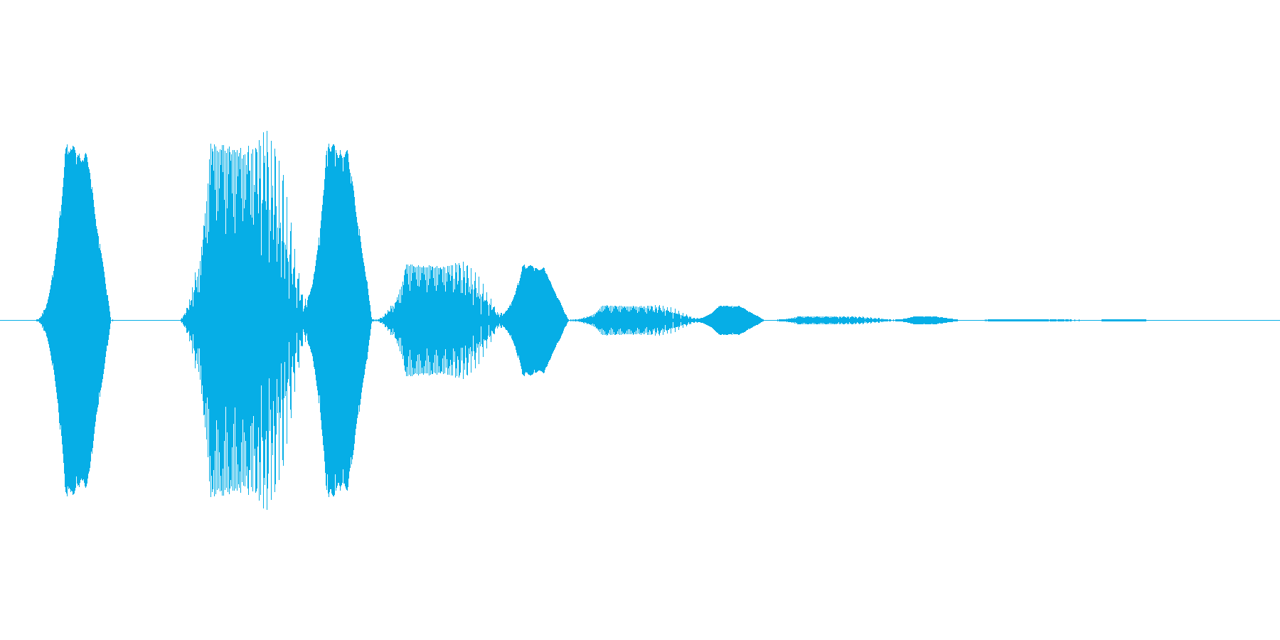 ファミコン風効果音 決定音系です 33の再生済みの波形