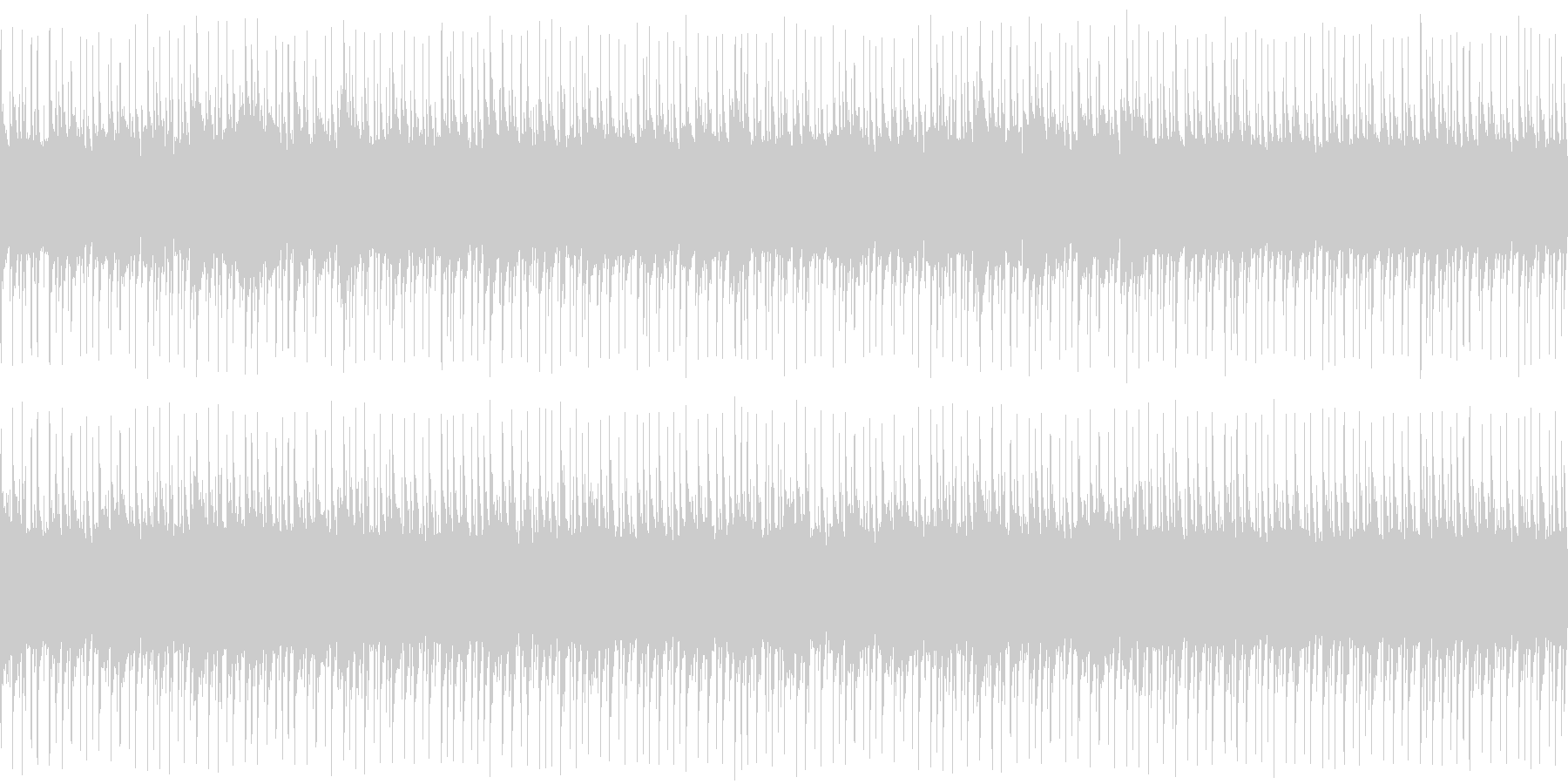 クール系インスト楽曲の未再生の波形