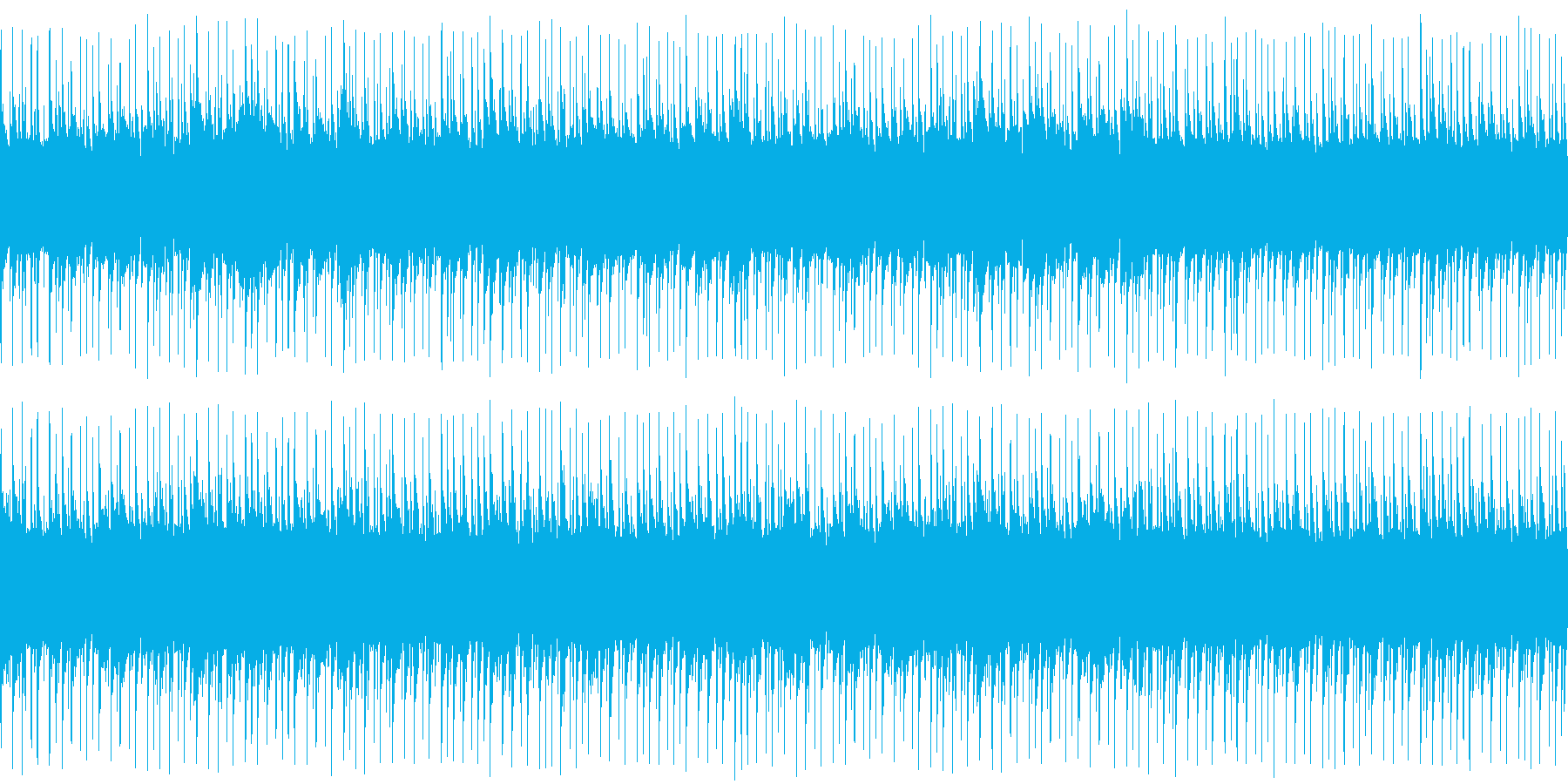 クール系インスト楽曲の再生済みの波形