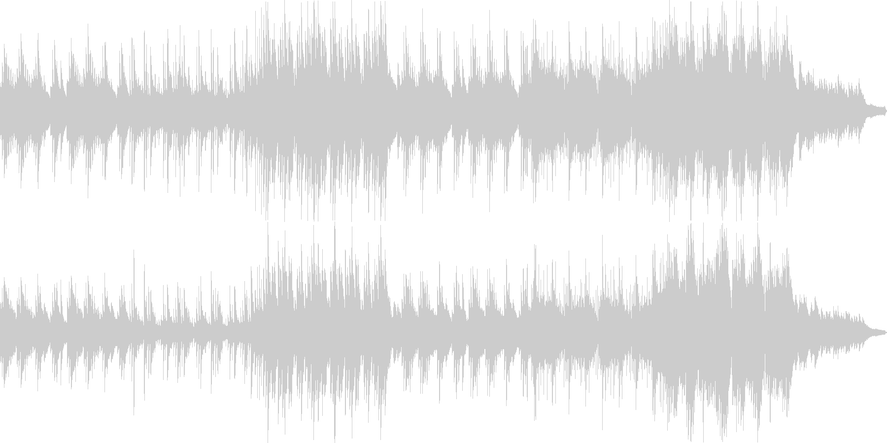 日常系 和風系ほのぼの曲の未再生の波形