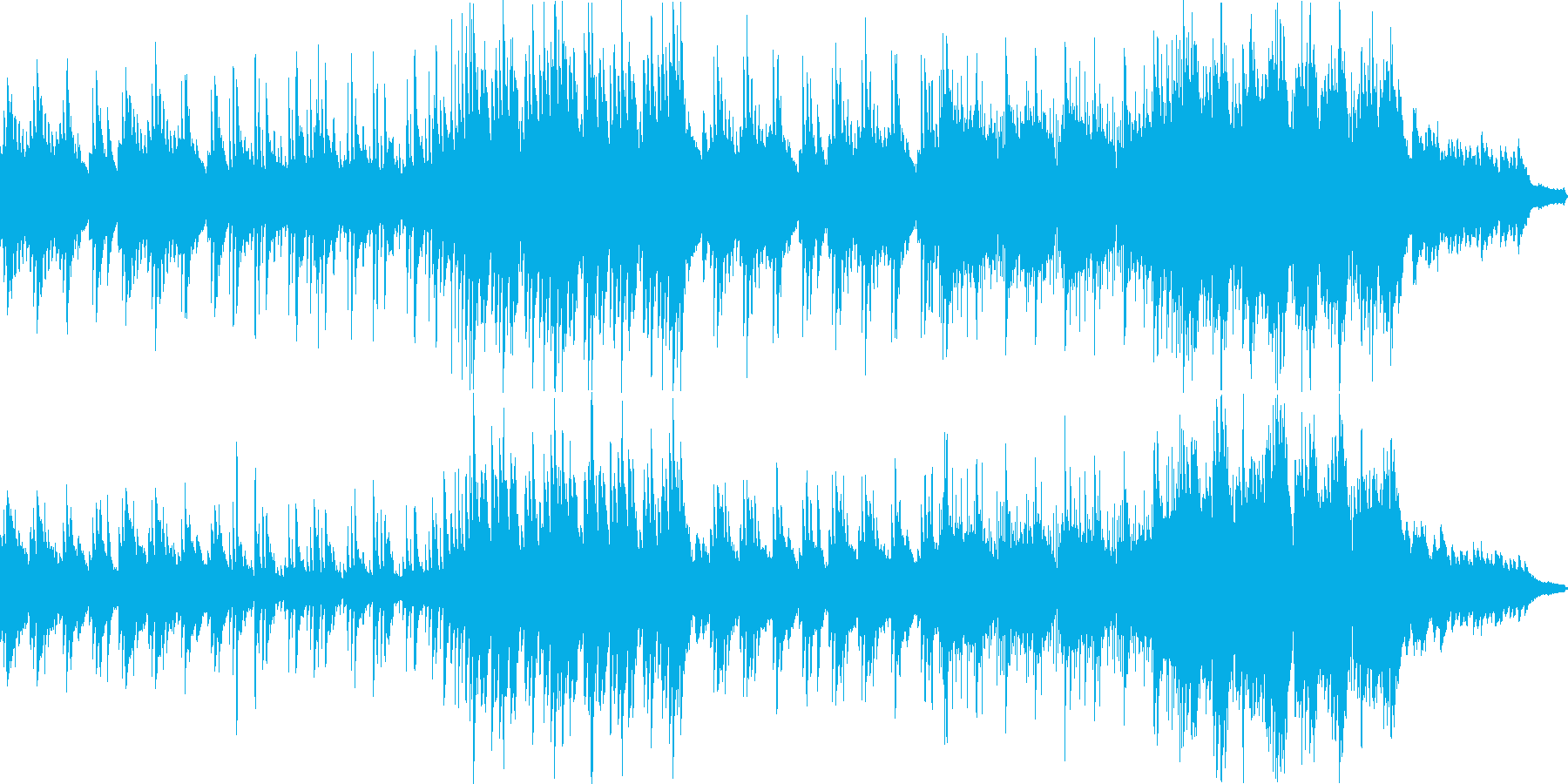 日常系 和風系ほのぼの曲の再生済みの波形