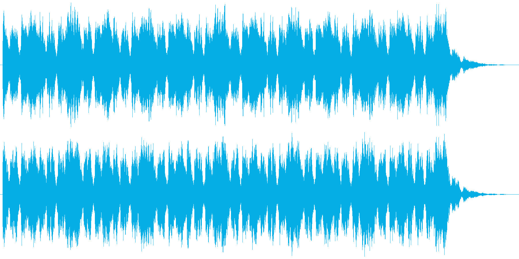 オーケストラによるループ曲。ゲームなどの再生済みの波形