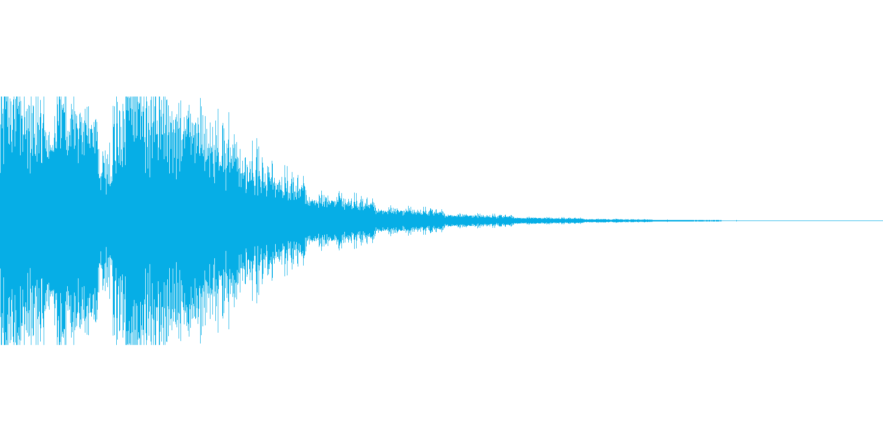 セレクト音の再生済みの波形
