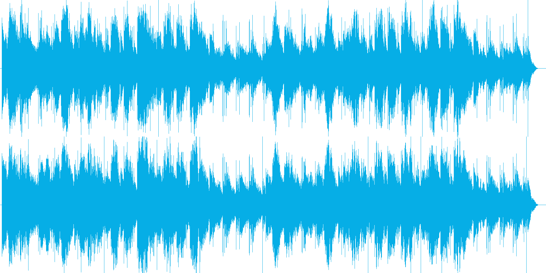 バイオリンのメロディーがとても美しい楽曲の再生済みの波形