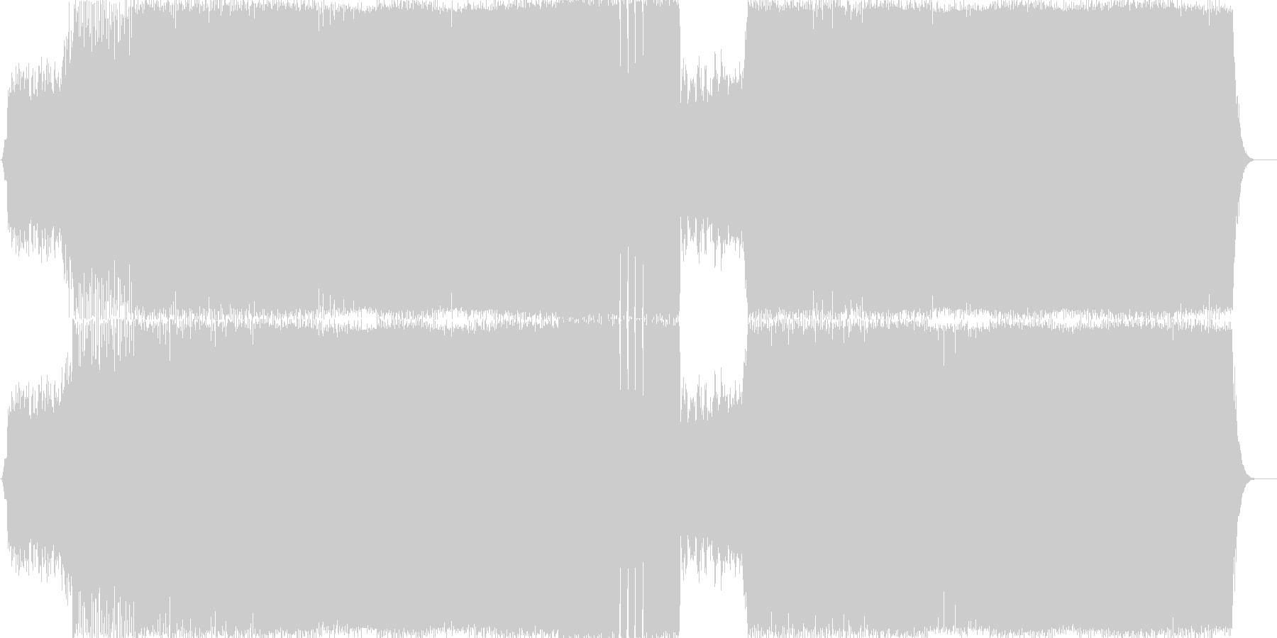 剣の達人をイメージしてます。の未再生の波形