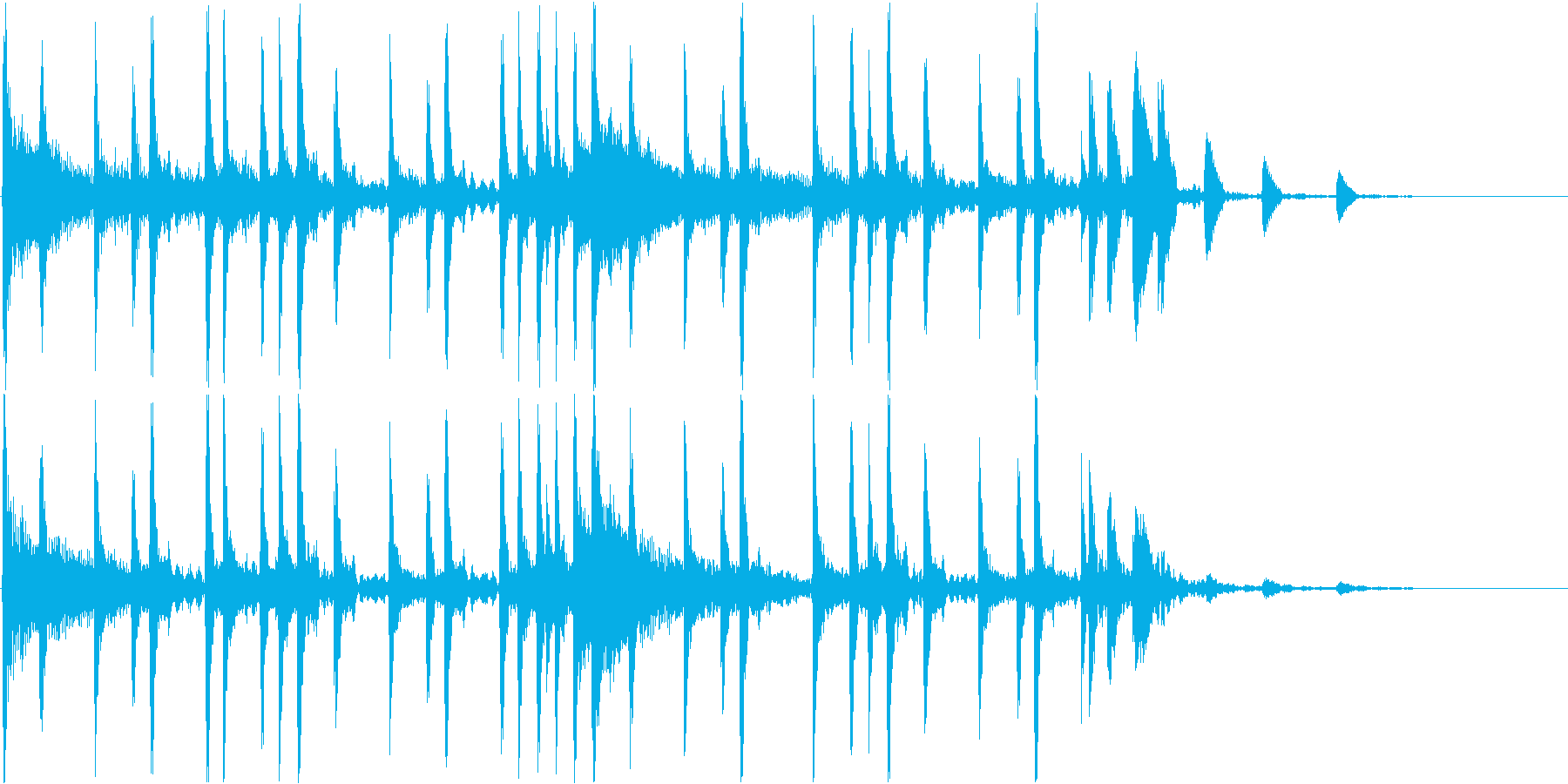 夜を意識した短いシーン効果音です。の再生済みの波形