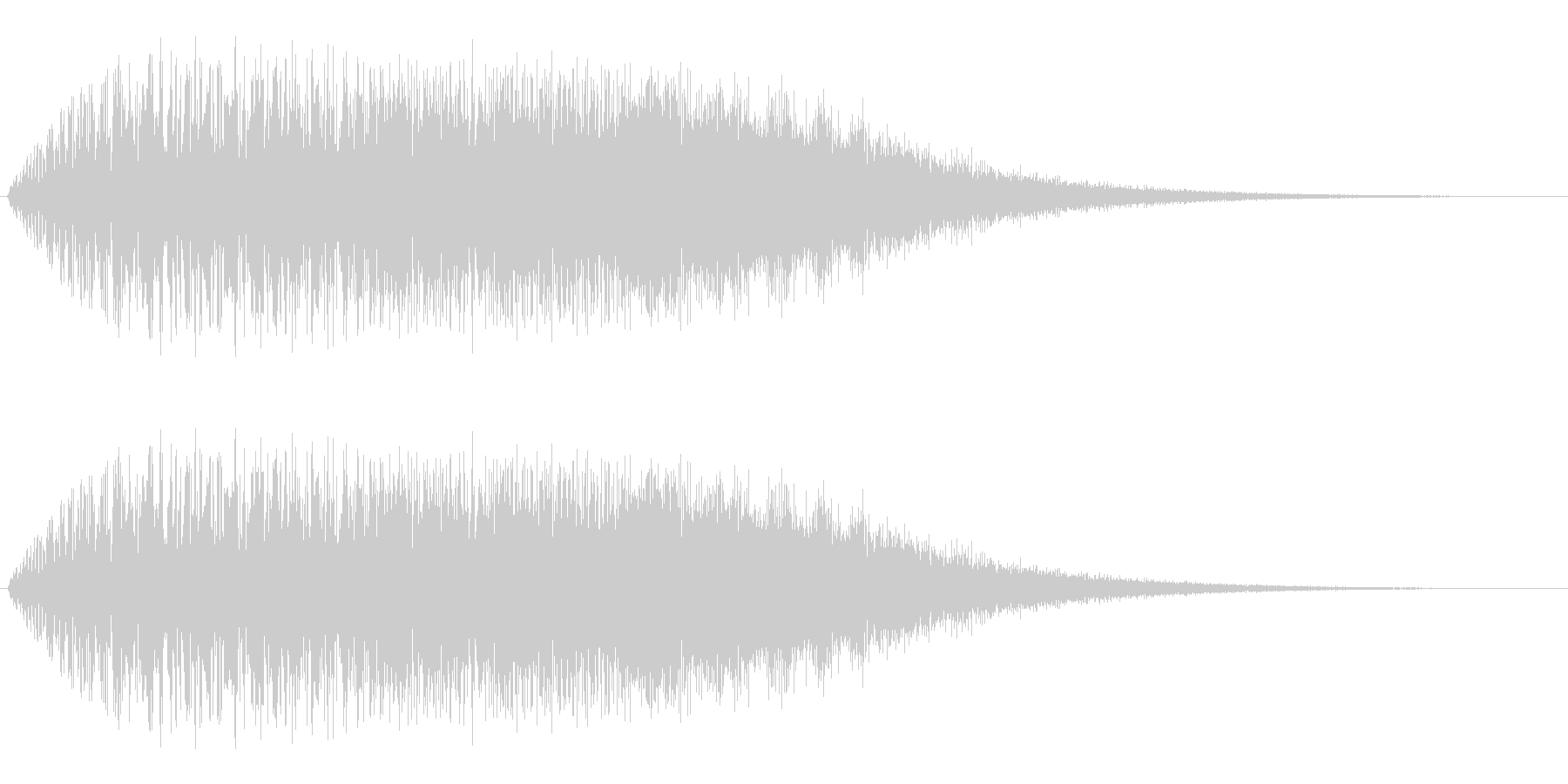 ギュイーン(ビブラフォン系の音)の未再生の波形
