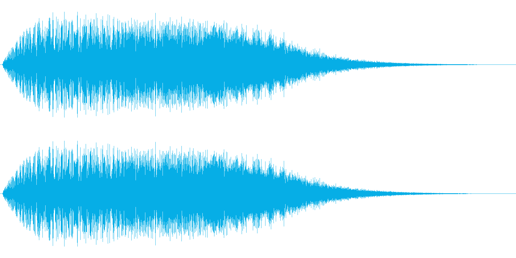 ギュイーン(ビブラフォン系の音)の再生済みの波形