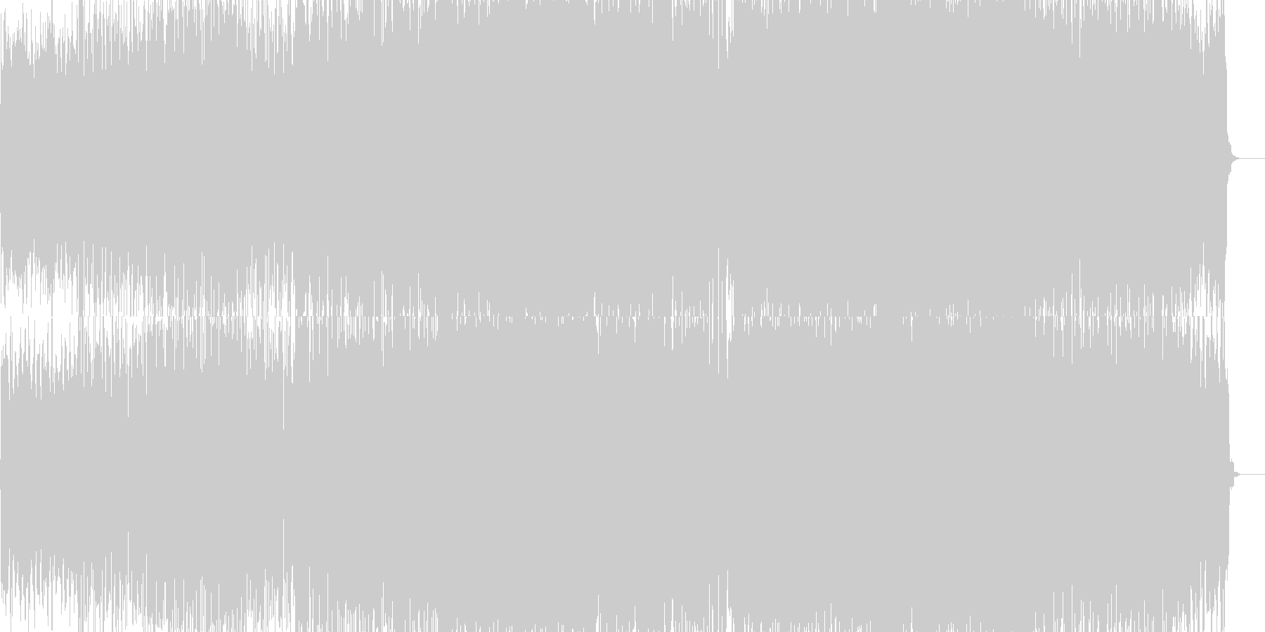 あやしい、重い、重厚、挑戦、闘志の未再生の波形