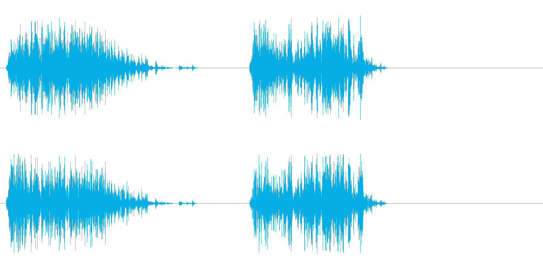物体をバシュッと消滅させるような効果音の再生済みの波形