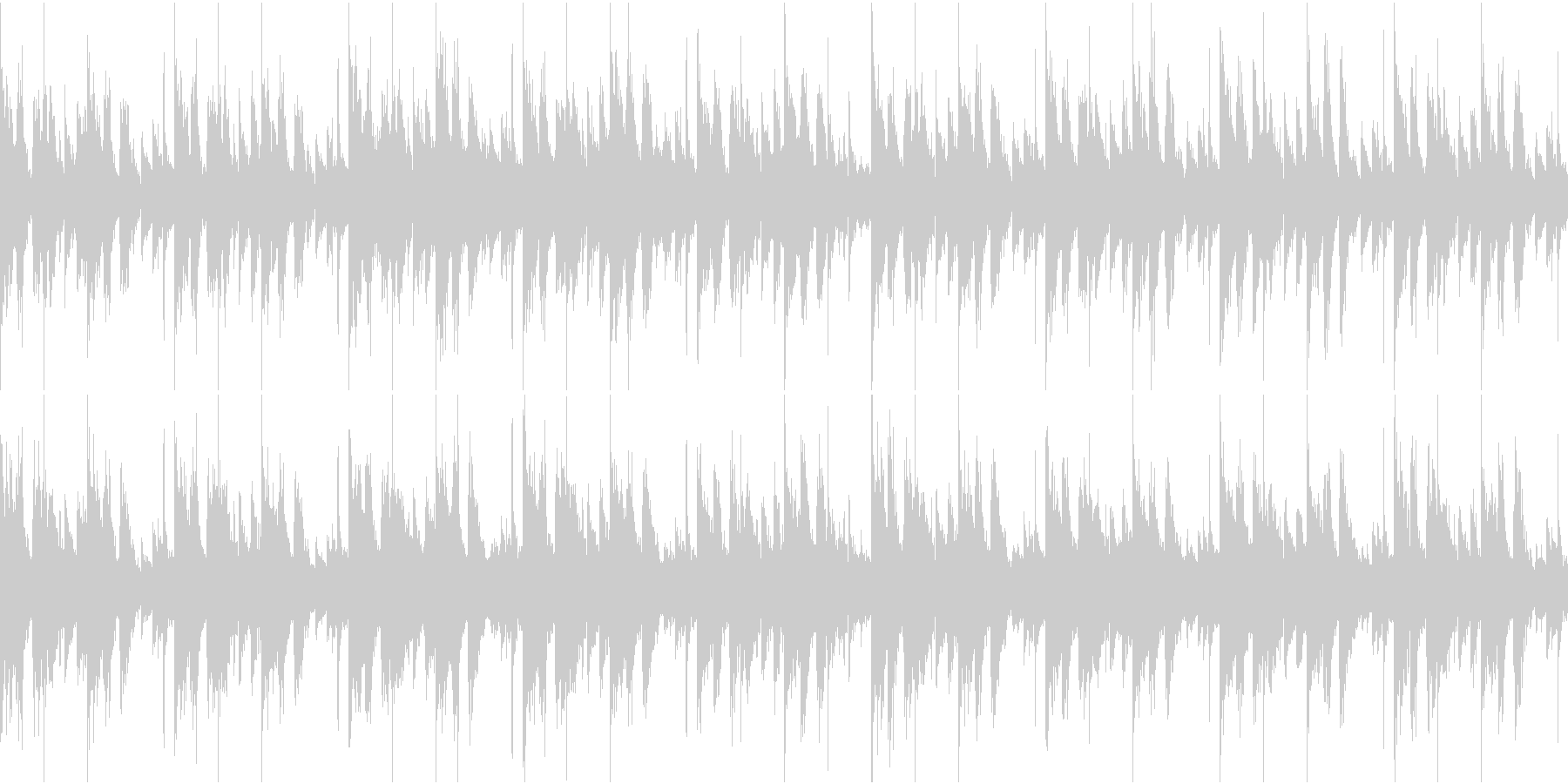 BPM110のループ可能BGMの未再生の波形