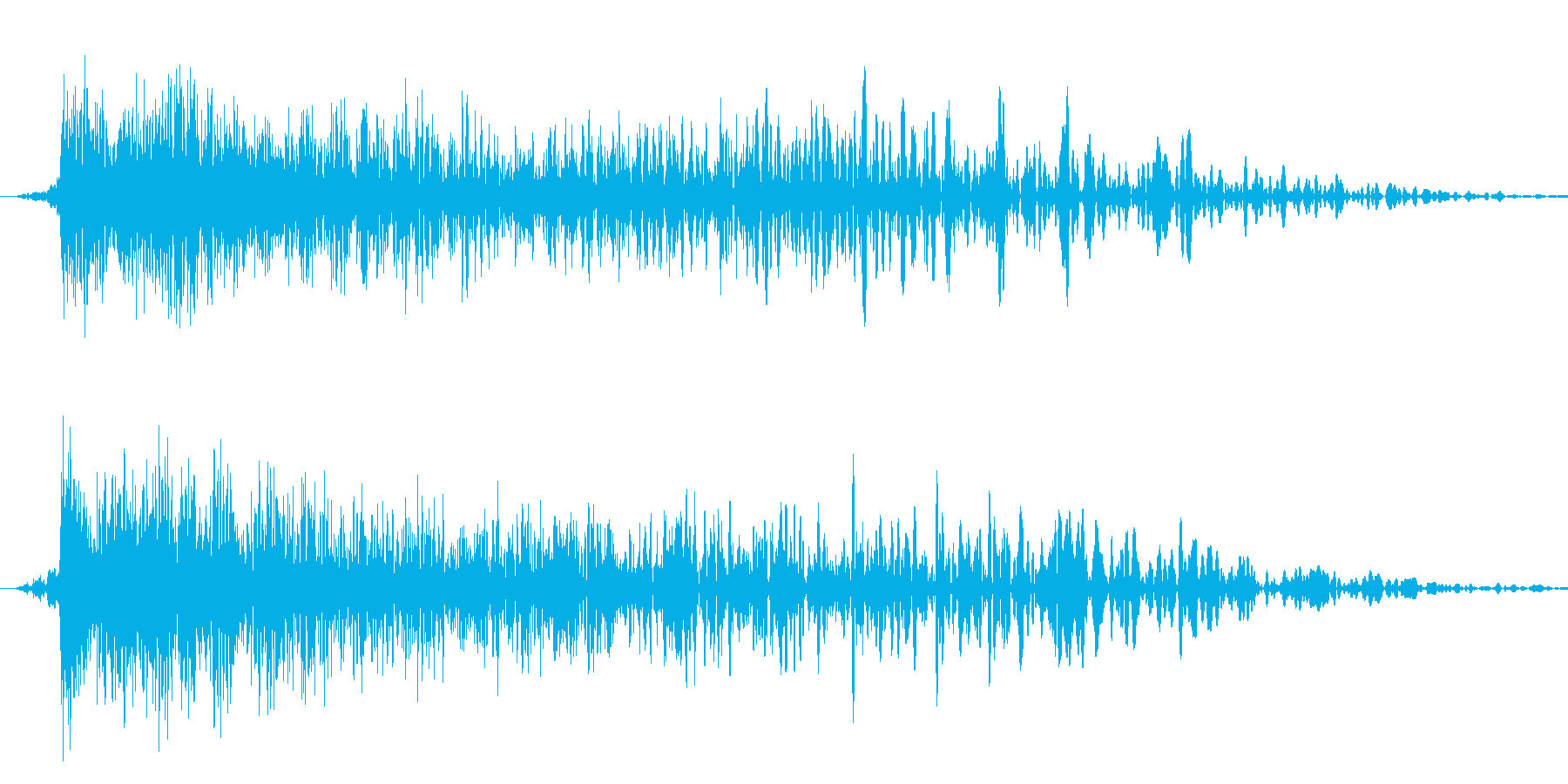 メニュー画面音(ウインドウ,決定等)06の再生済みの波形