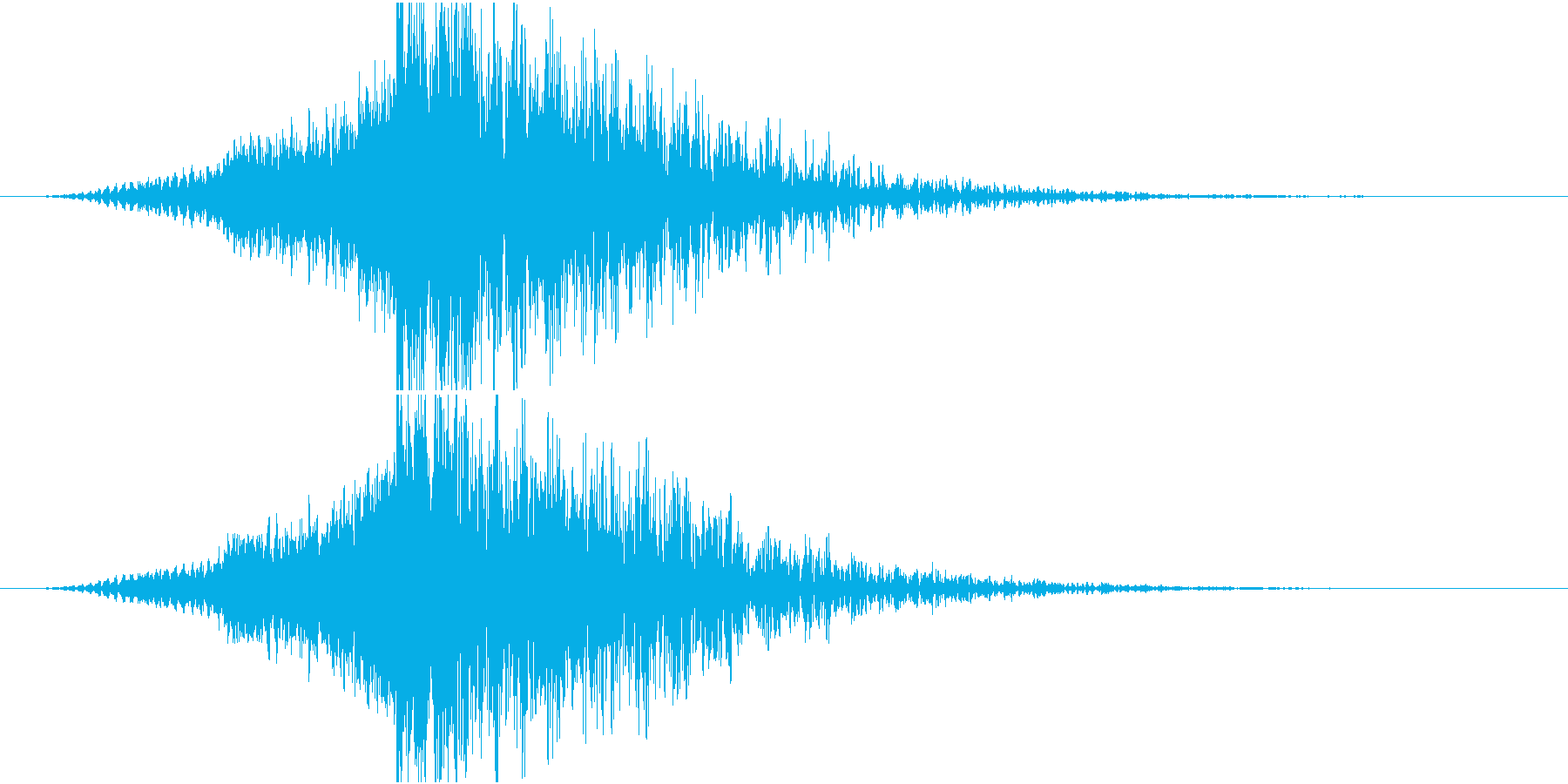 脳に響く機械的なインパクトですの再生済みの波形