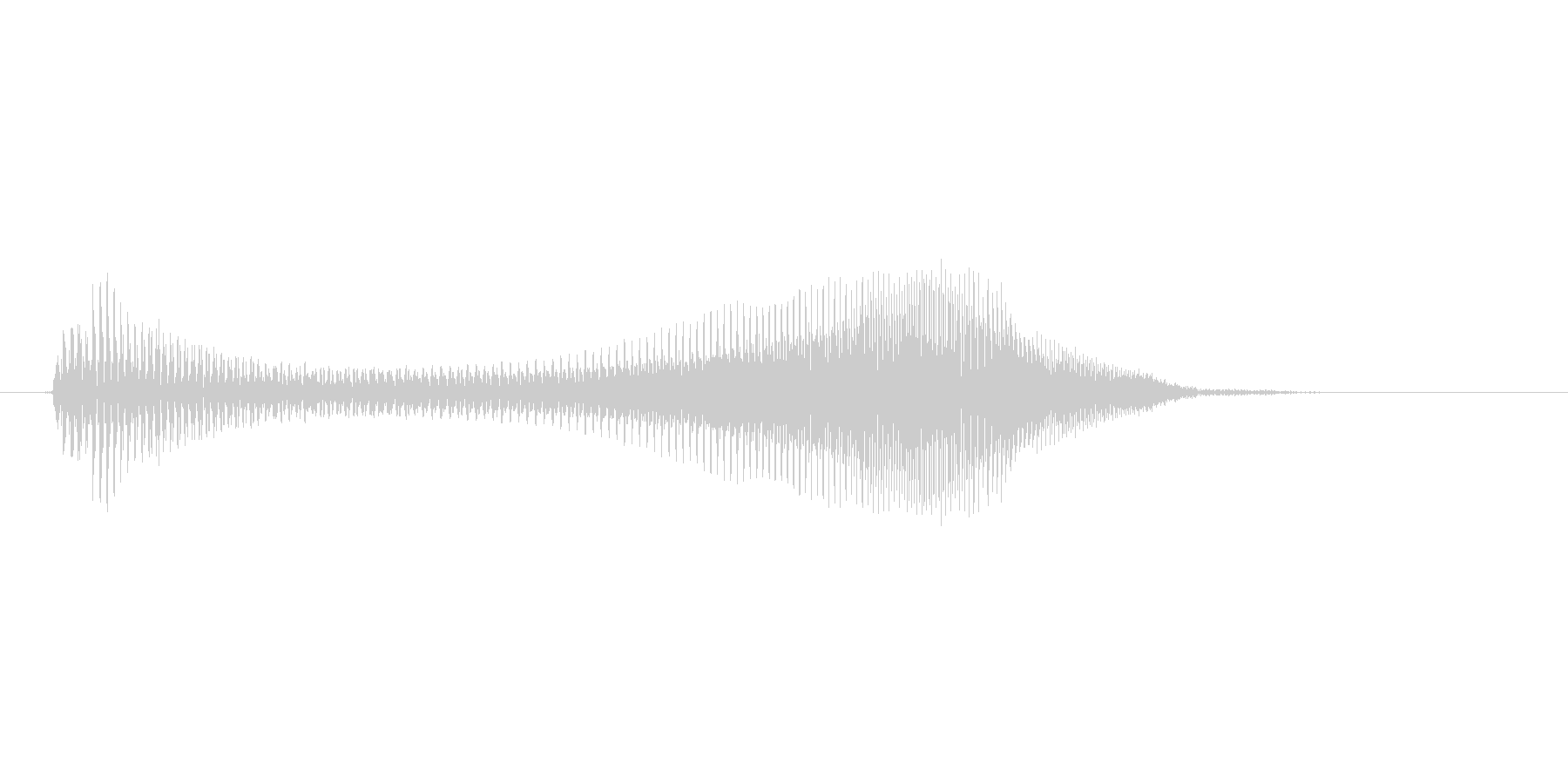 えいっ!(Type-B)の未再生の波形