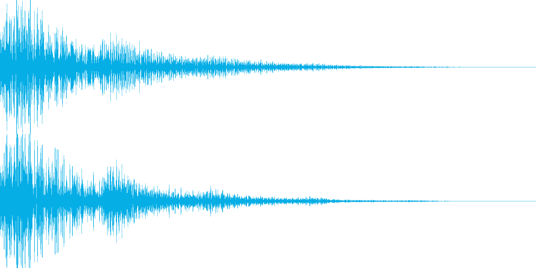 ボーン(キャンセル 決定 ワープ)の再生済みの波形