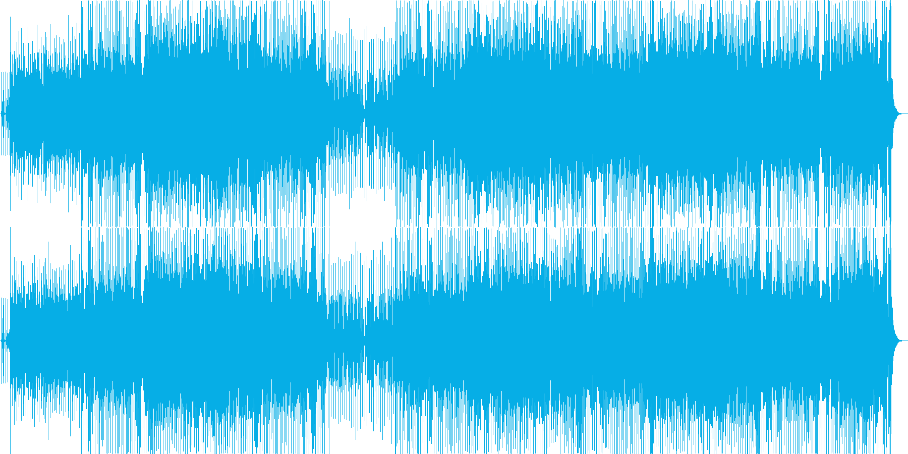 とぼけたテクノポップの再生済みの波形