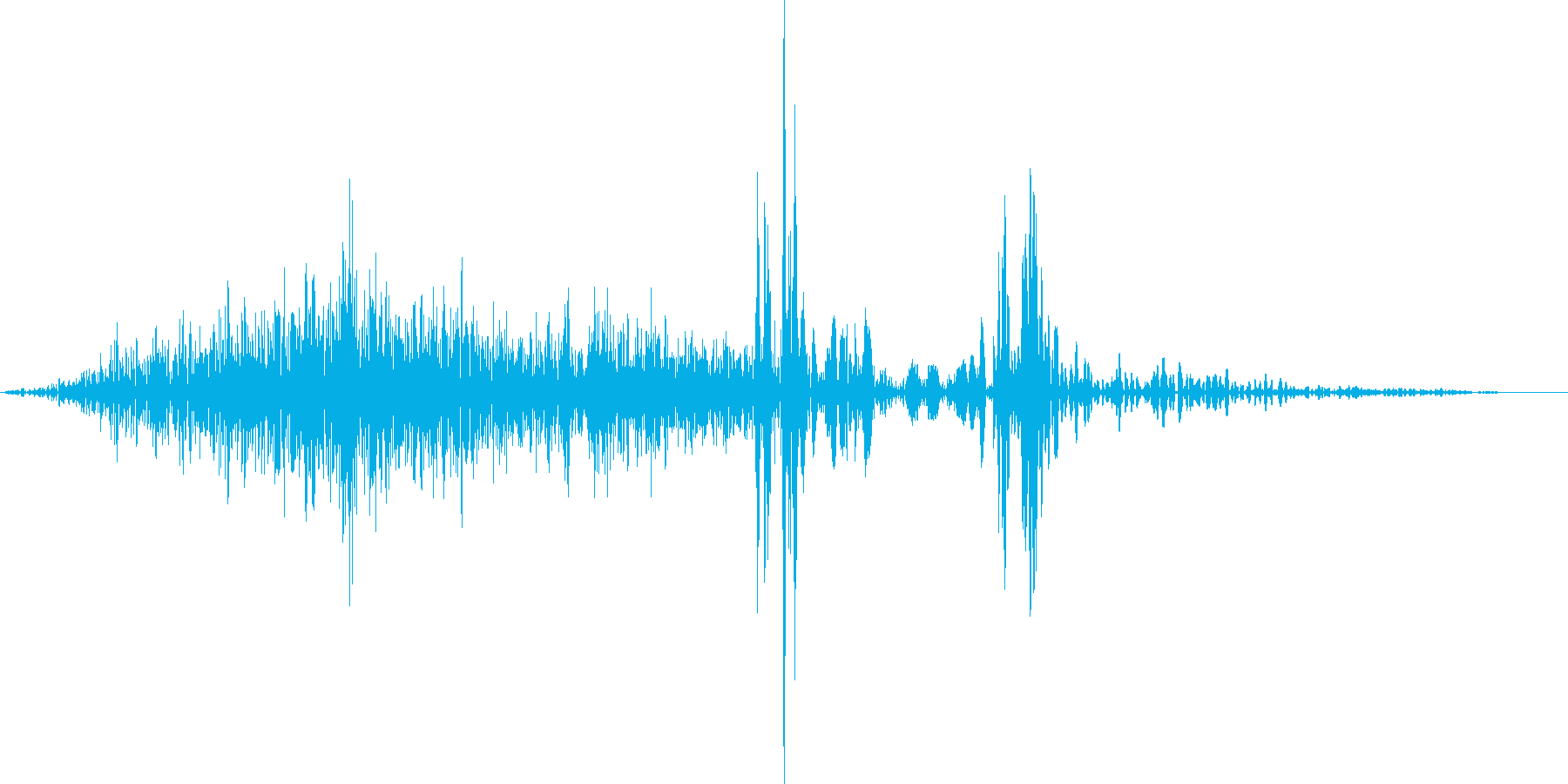 ペラ(カードをめくる音)の再生済みの波形