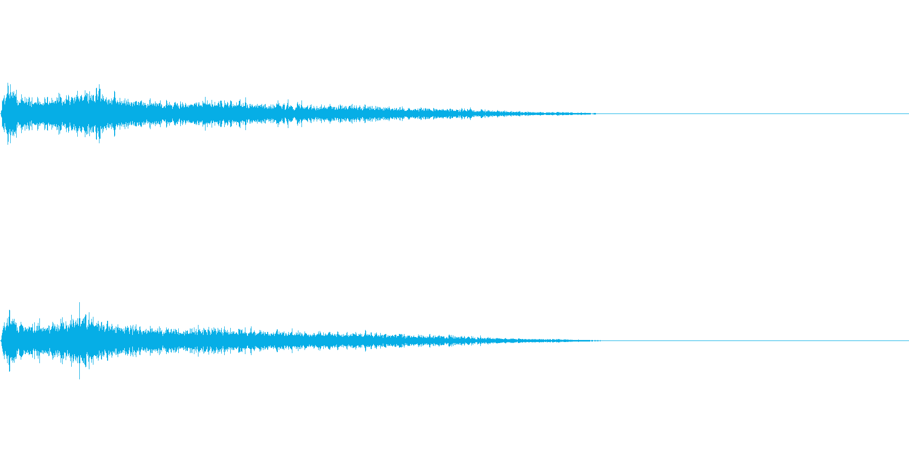 Cマイナー インパクト音 衝撃音の再生済みの波形