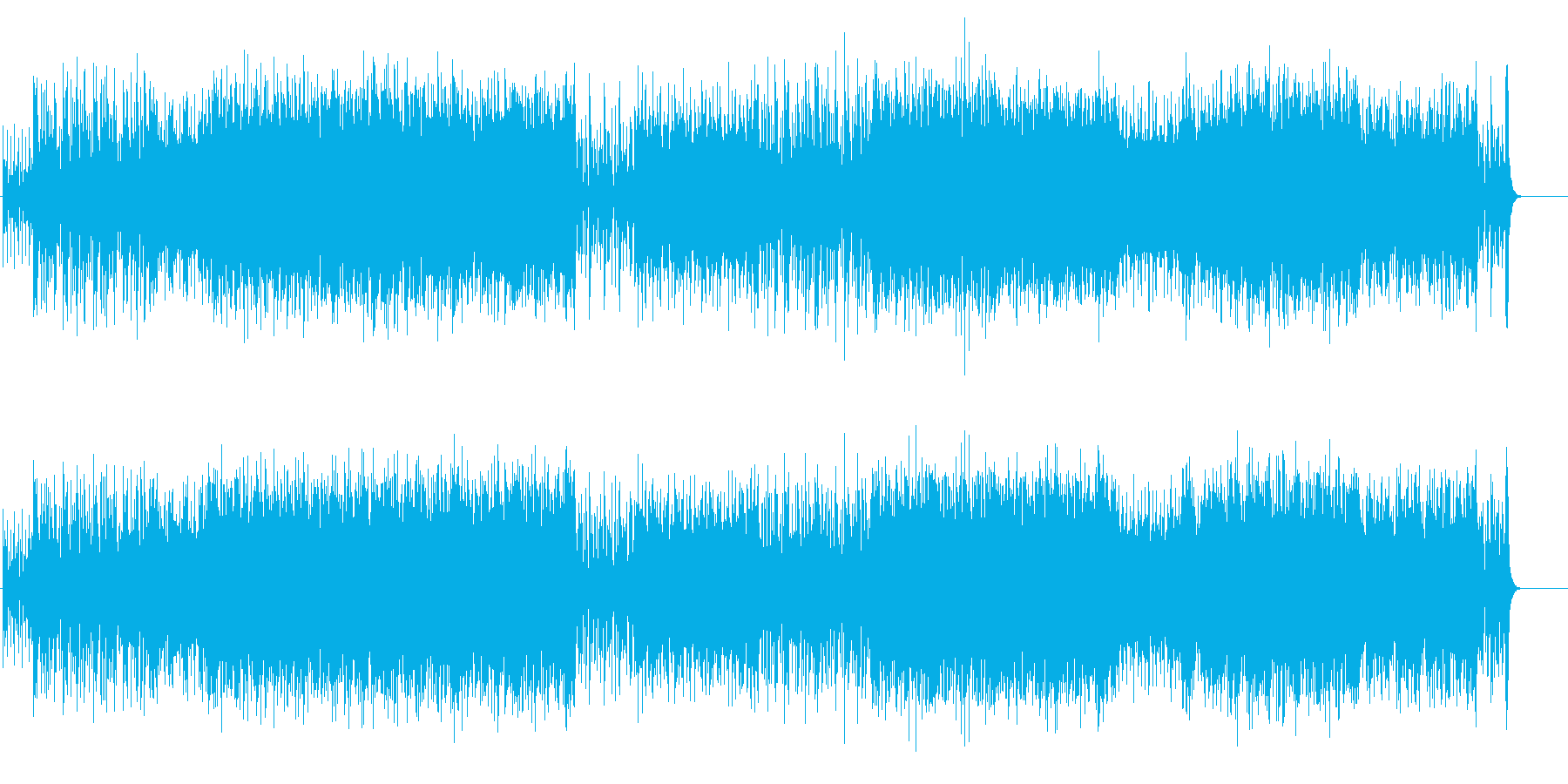 爽やかに瑞々しくはじけるフュージョンの再生済みの波形
