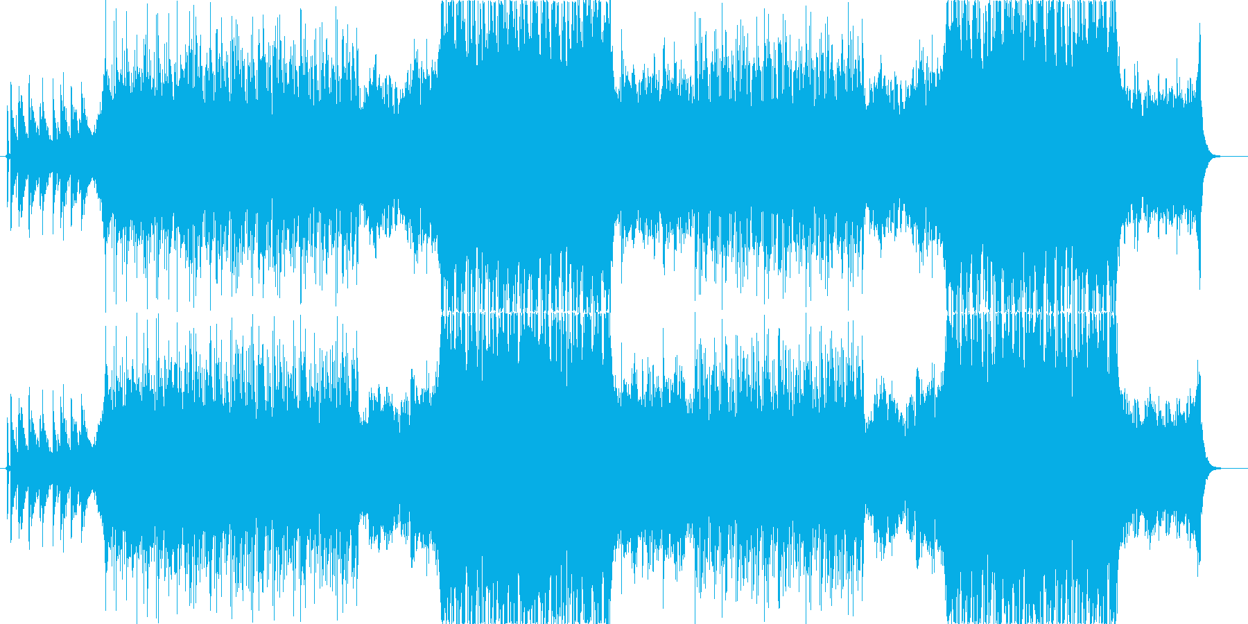 リラックスできる楽曲ですの再生済みの波形