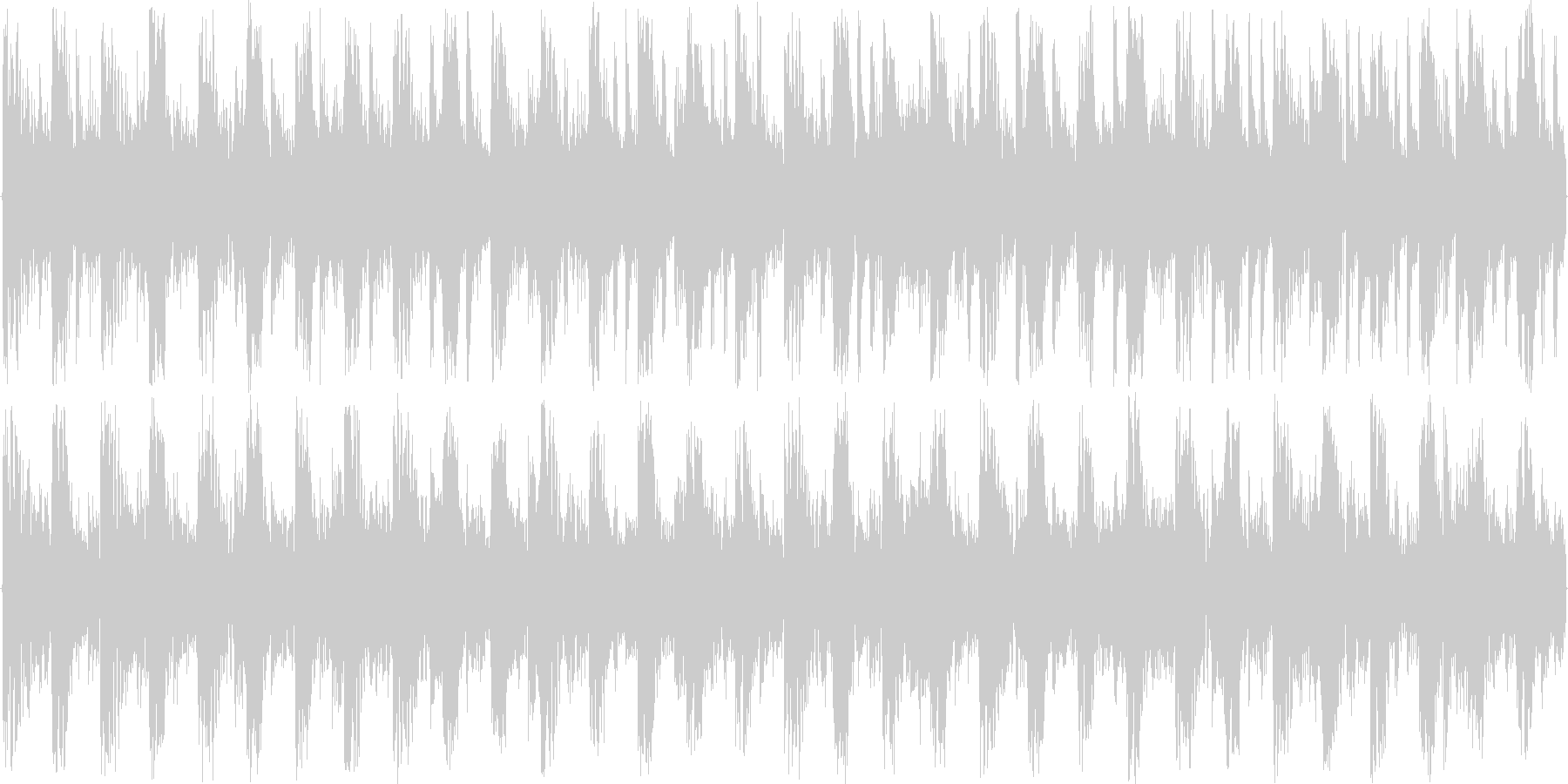 ハウス系のドラムを強調した楽曲です。の未再生の波形