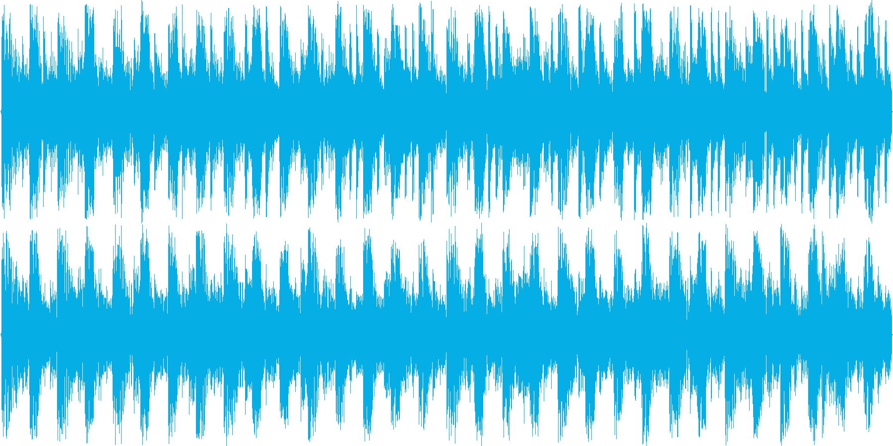 ハウス系のドラムを強調した楽曲です。の再生済みの波形