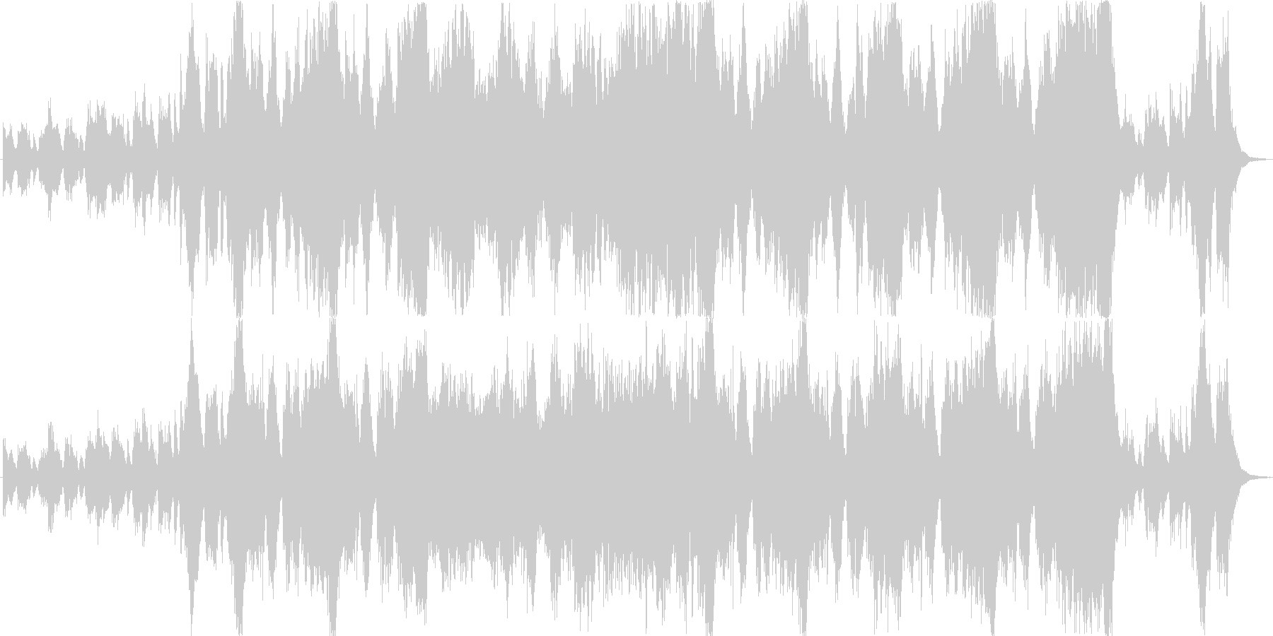 RPGやファンタジーゲームの闘技場音楽の未再生の波形