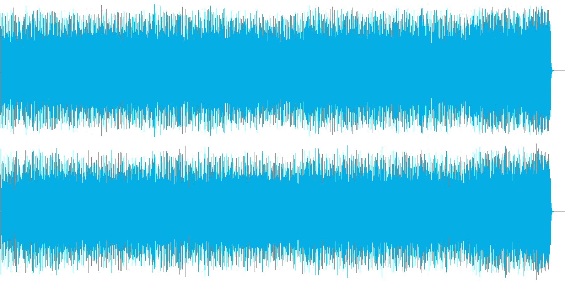 激しくスリリングなロック/ハードの再生済みの波形