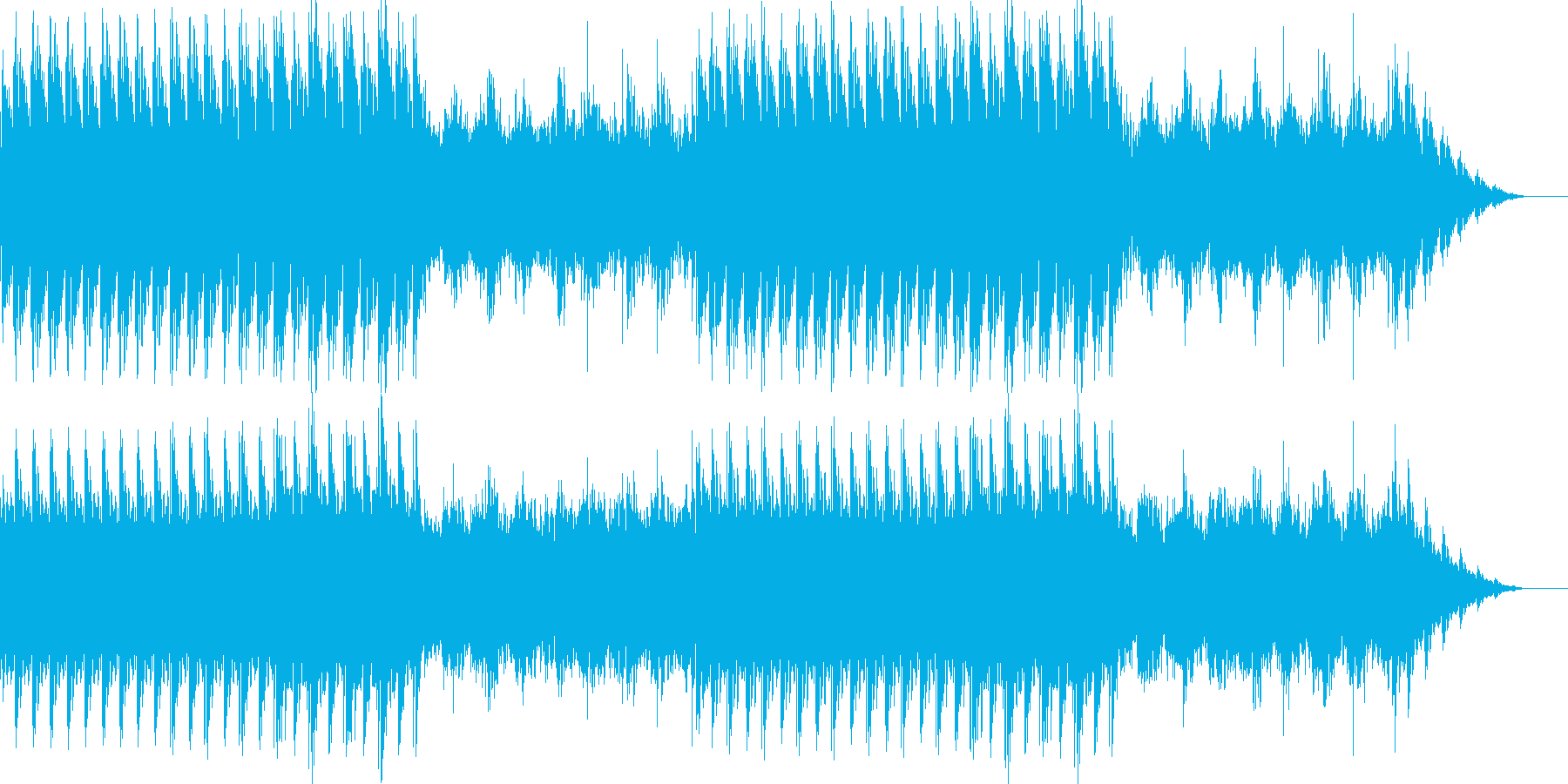 考え事をしているシーンに最適ですの再生済みの波形