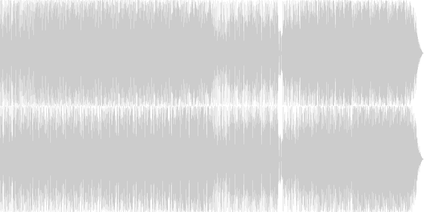 クラブをイメージした楽曲です。の未再生の波形