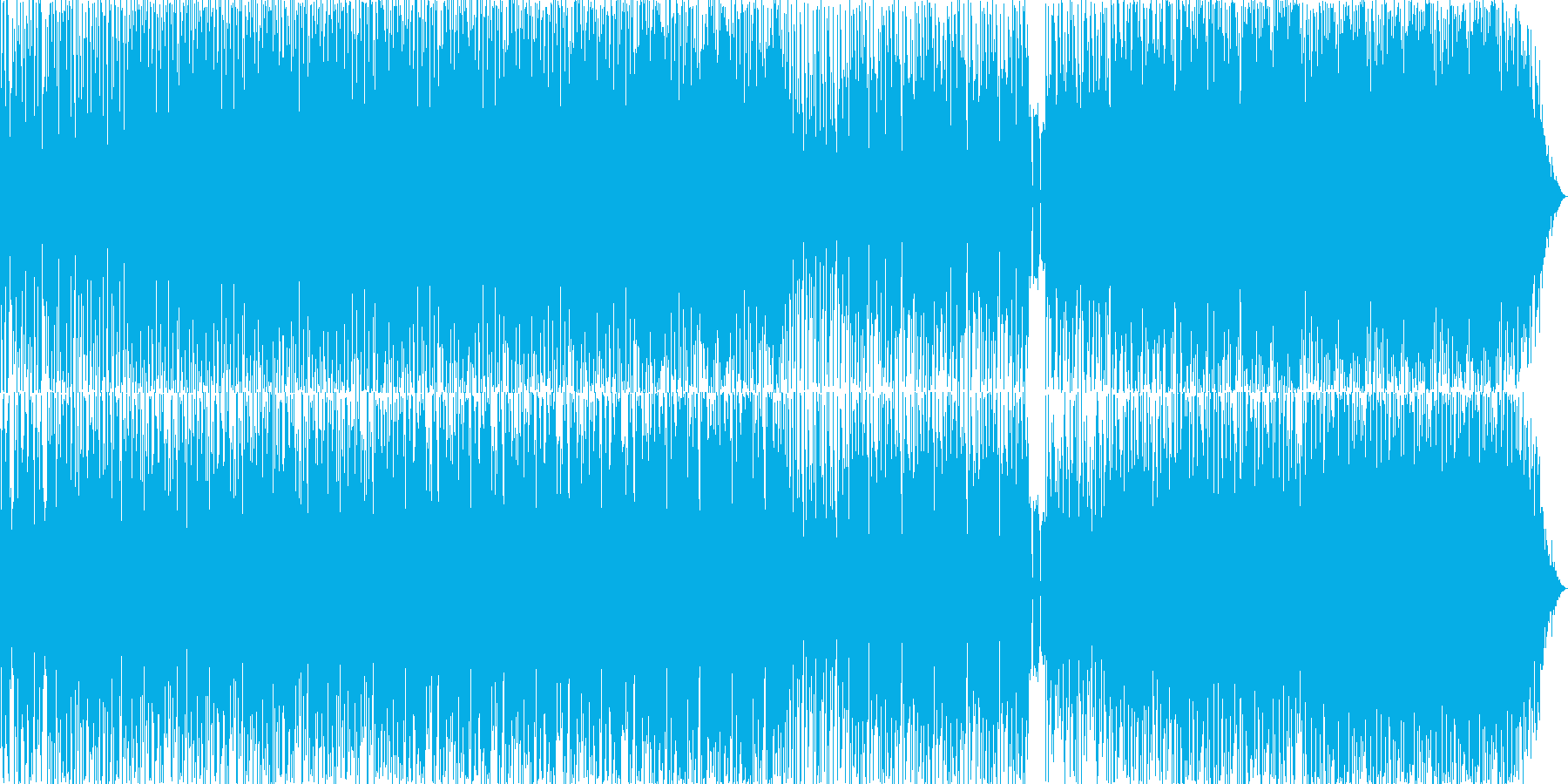 クラブをイメージした楽曲です。の再生済みの波形