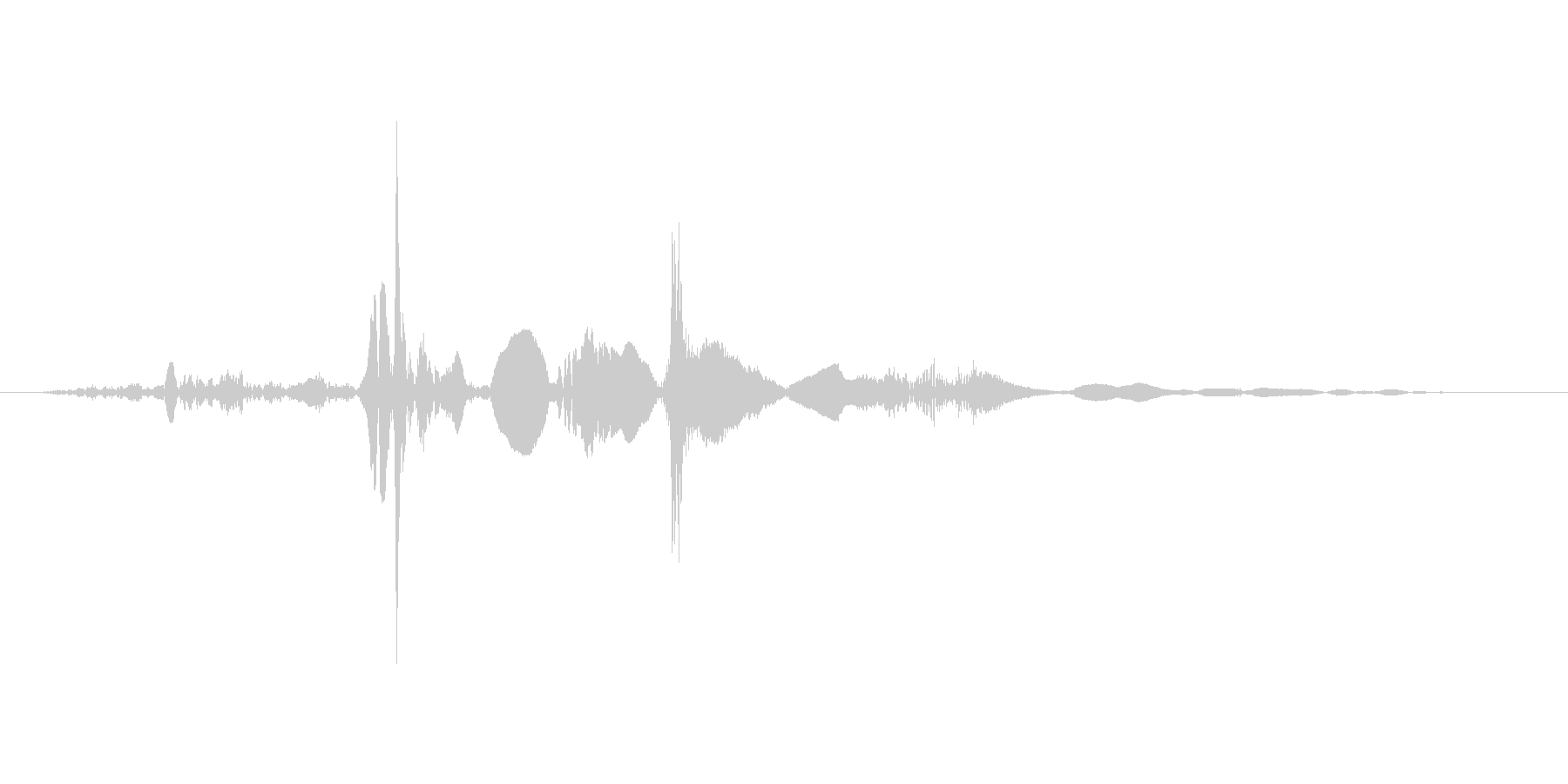 ペラッ(本をめくる音)の未再生の波形