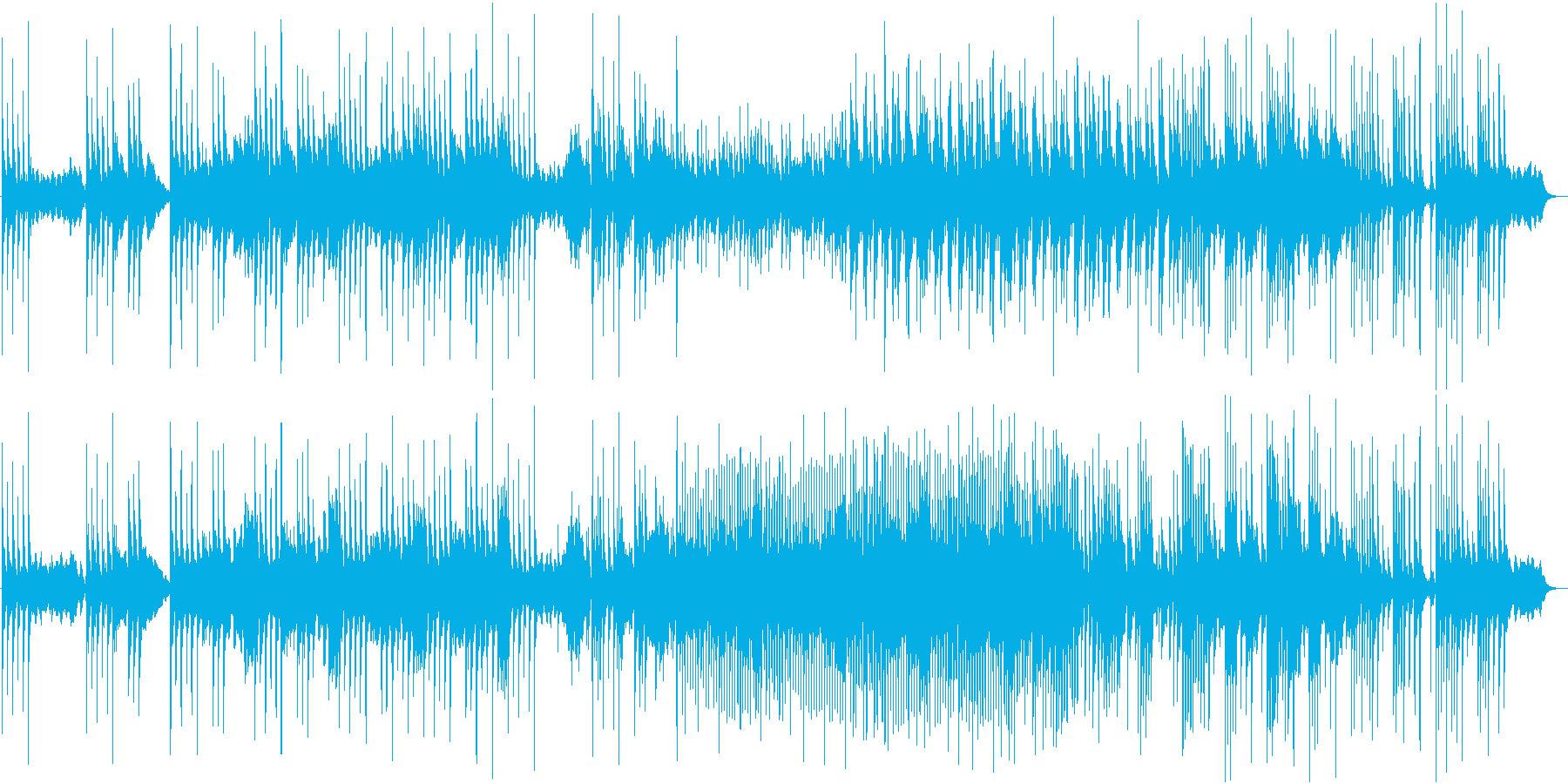 アンティークなピアノ。癒しの音楽の再生済みの波形
