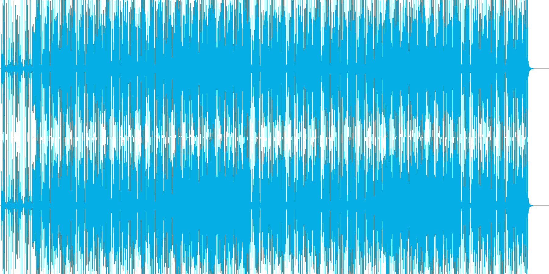 朗らかな休日を描いたいきいきポップスの再生済みの波形